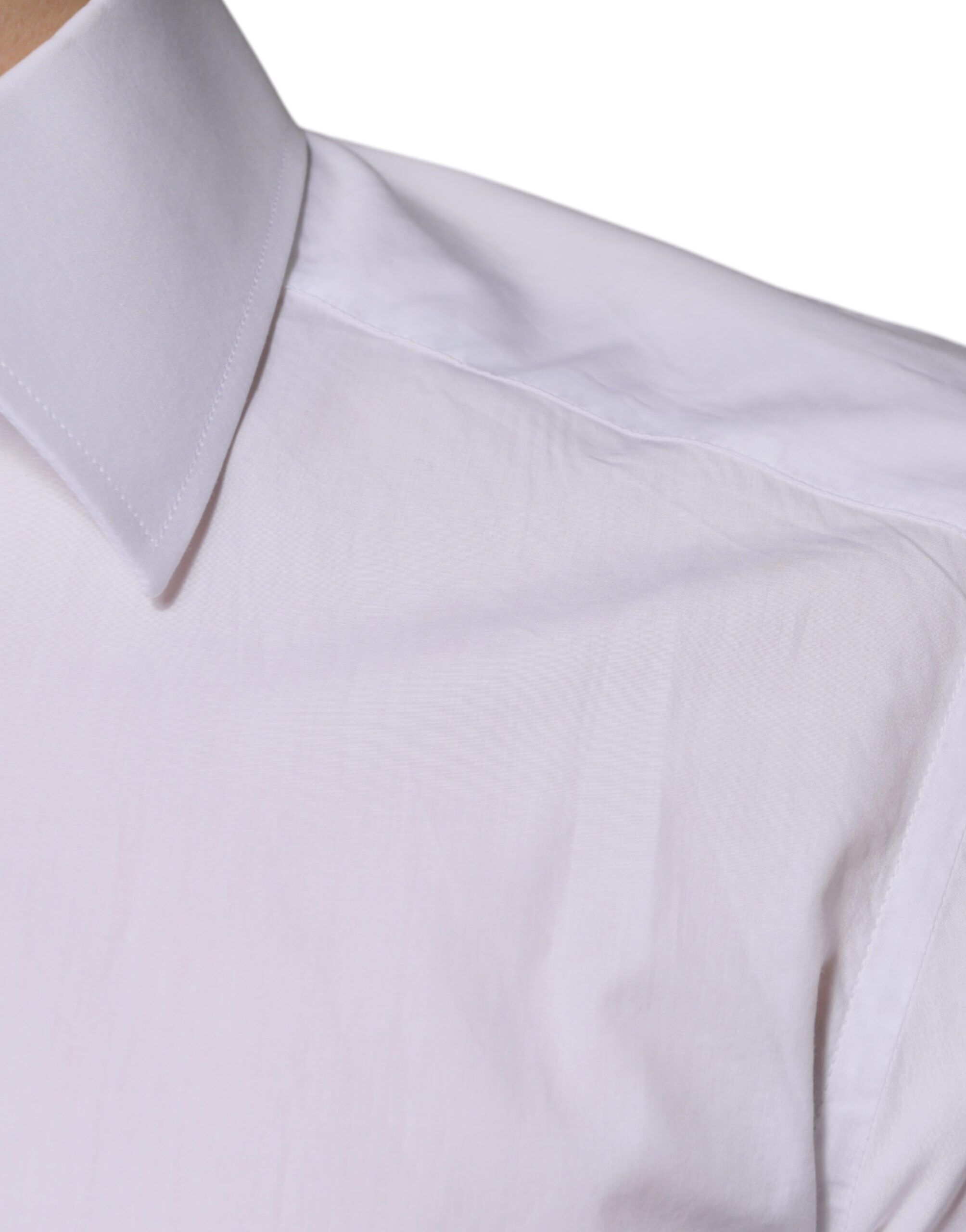 Cotton Slim Fit GOLD Men Dress Men's Shirt (Pre-Owned) - Dolce & Gabbana - Modalova
