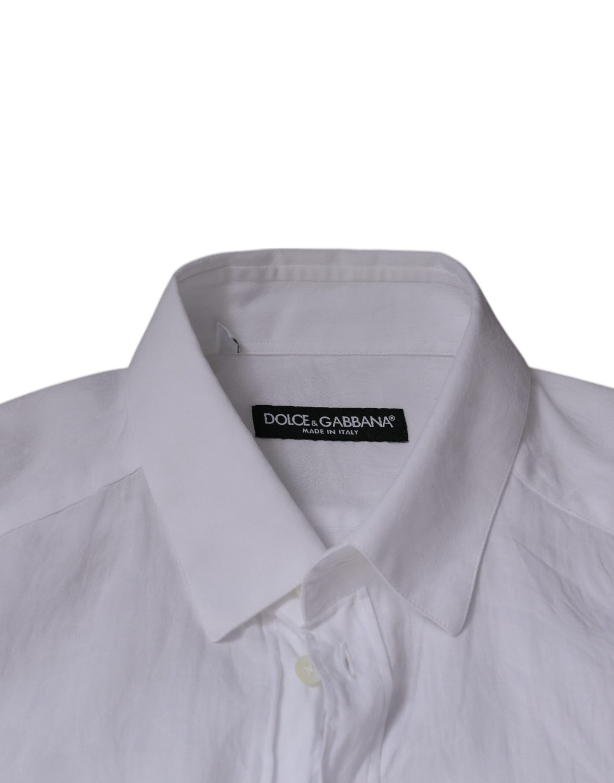 Cotton Slim Fit Men Formal Dress Men's Shirt (Pre-Owned) - Dolce & Gabbana - Modalova