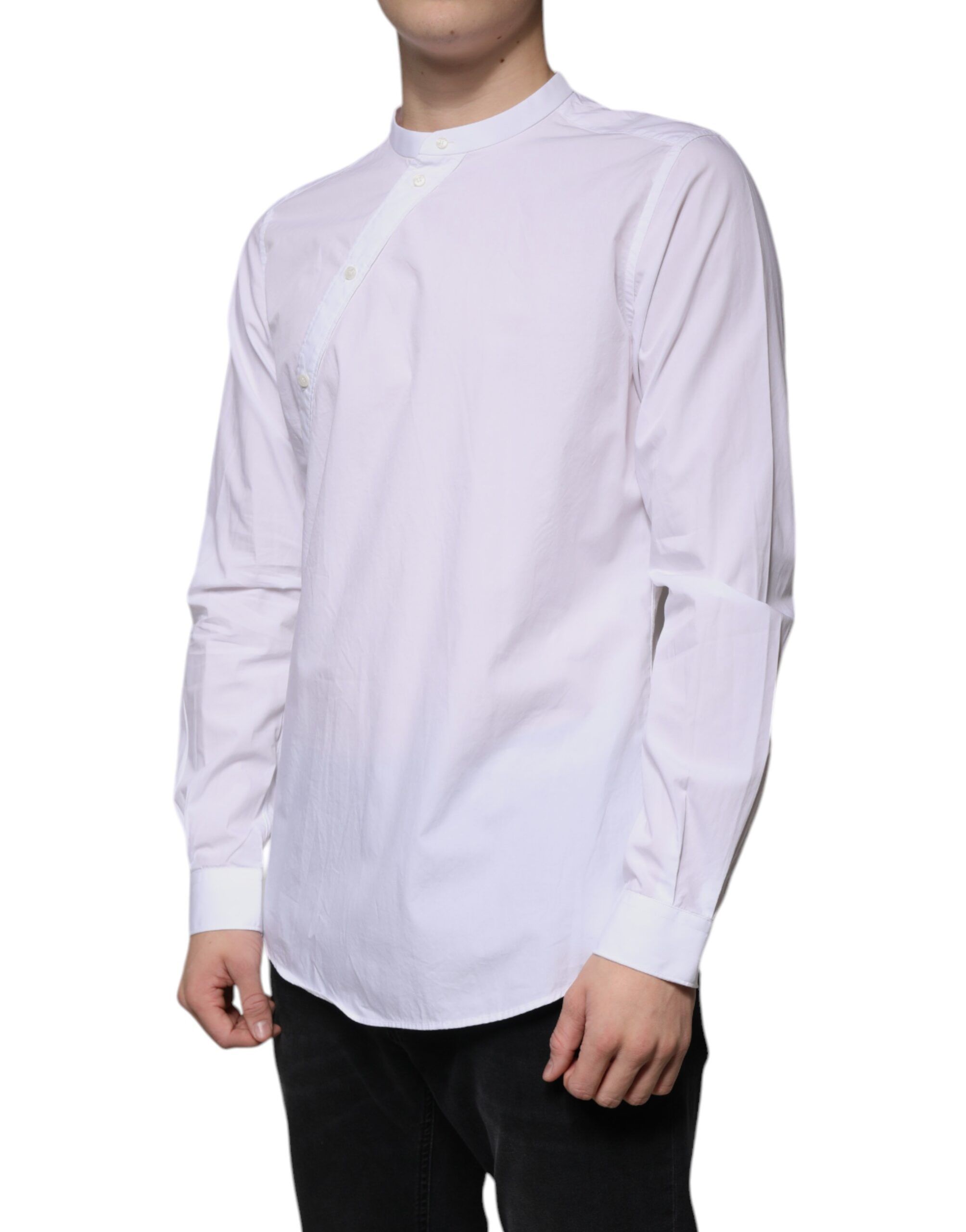 Cotton Slim Fit MARTINI Dress Men's Shirt - Dolce & Gabbana - Modalova