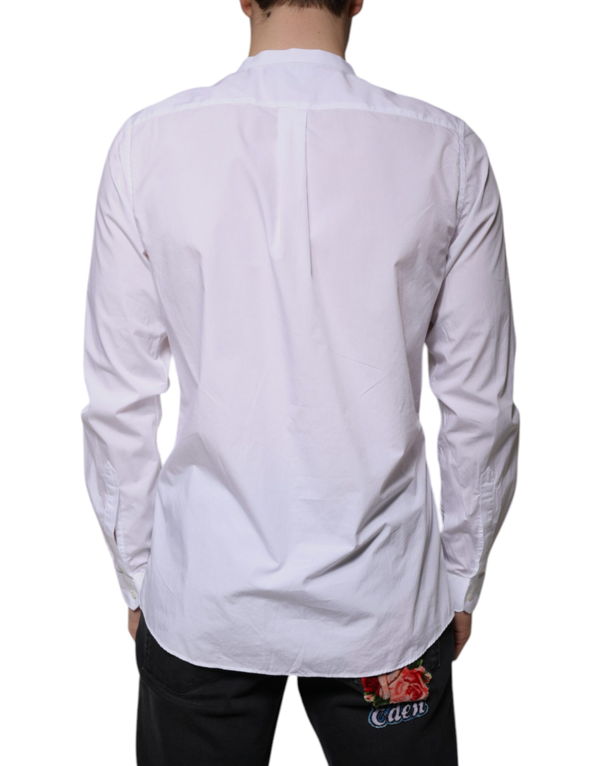 Cotton Slim Fit MARTINI Dress Men's Shirt - Dolce & Gabbana - Modalova