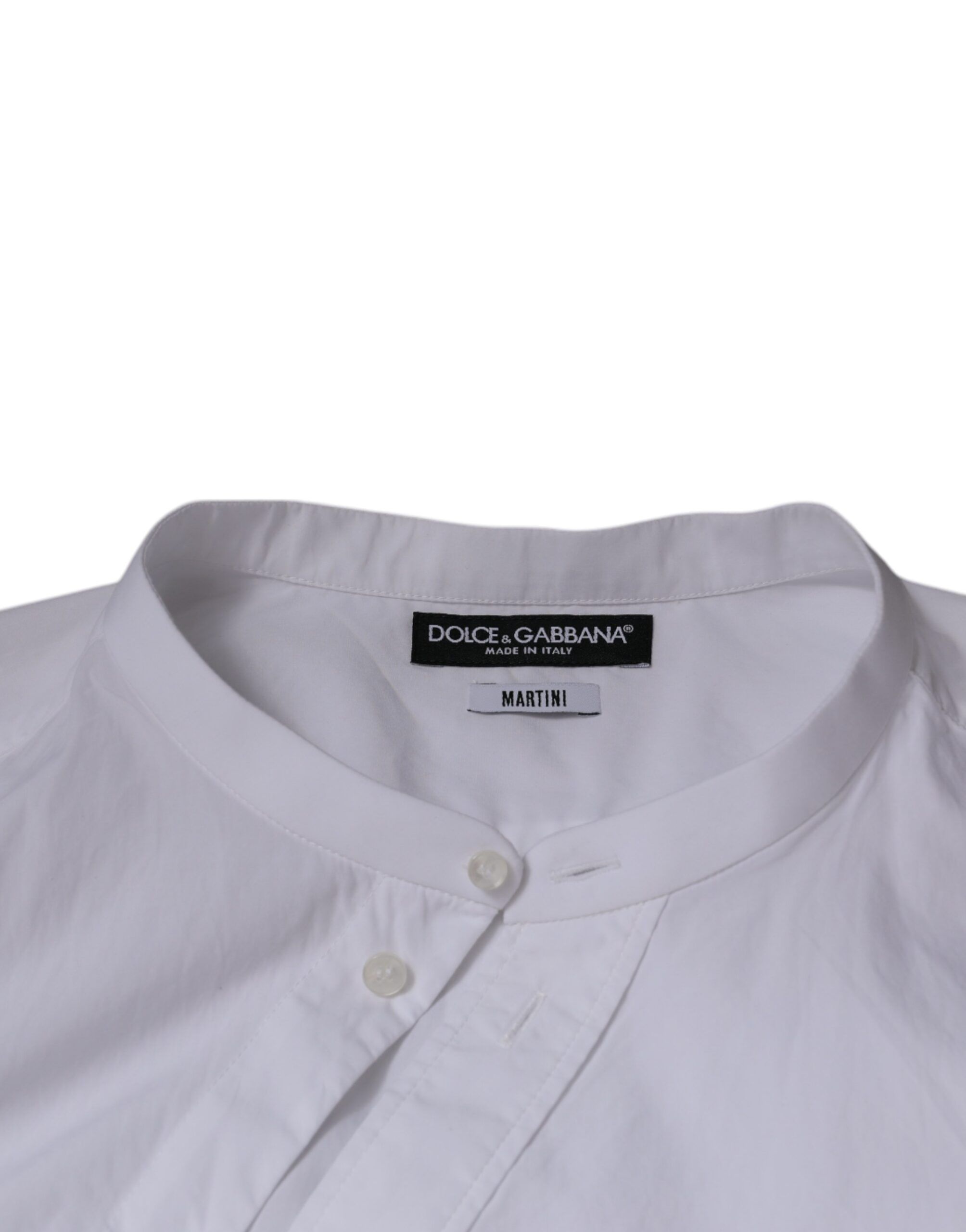 Cotton Slim Fit MARTINI Dress Men's Shirt - Dolce & Gabbana - Modalova