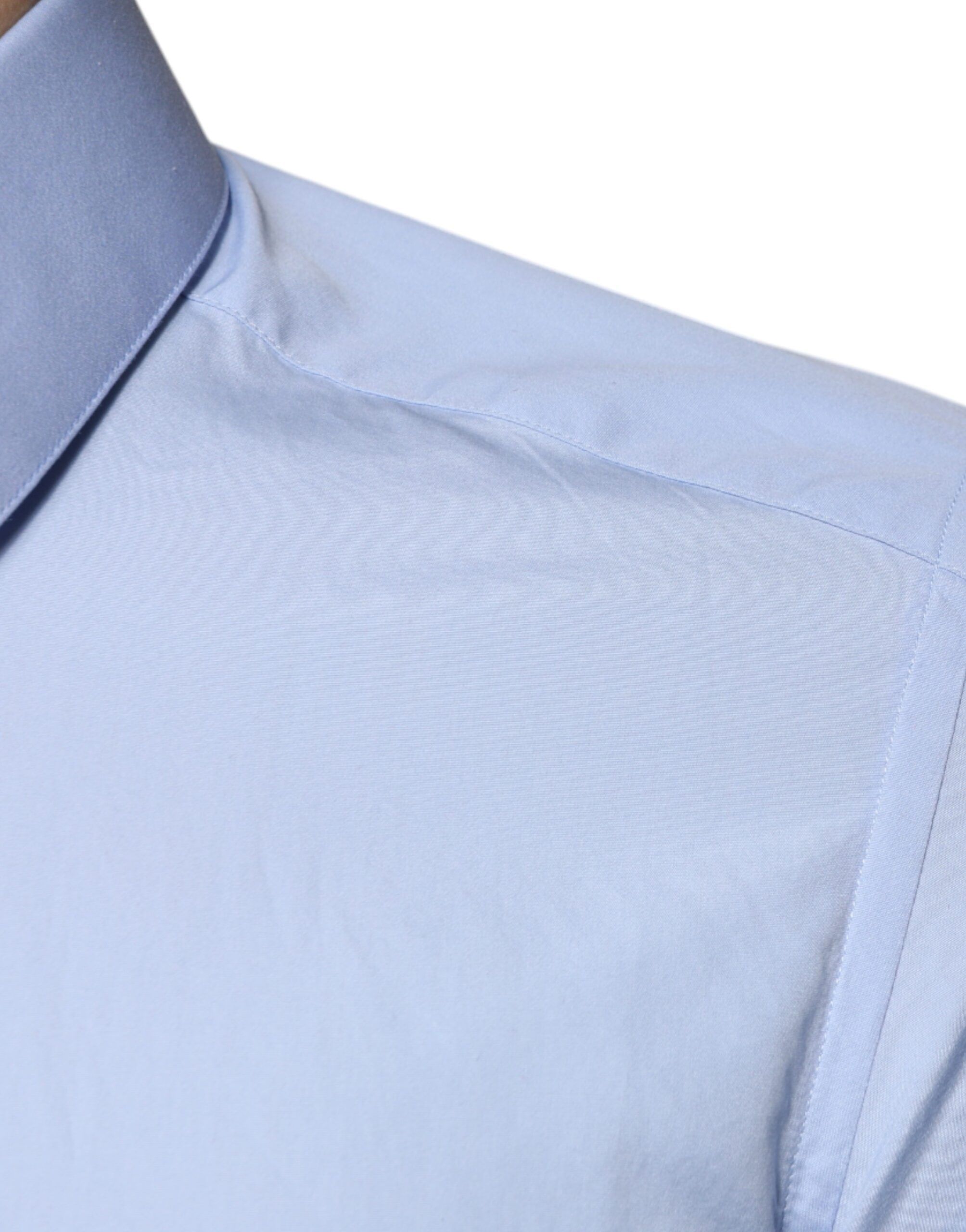 Cotton Slim Fit GOLD Dress Men's Shirt (Pre-Owned) - Dolce & Gabbana - Modalova