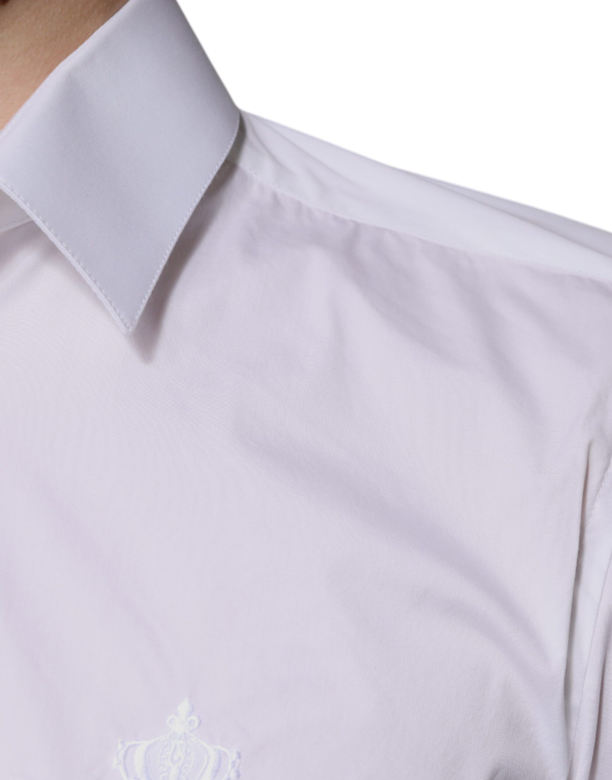 Cotton Slim Fit Men MARTINI Dress Men's Shirt (Pre-Owned) - Dolce & Gabbana - Modalova