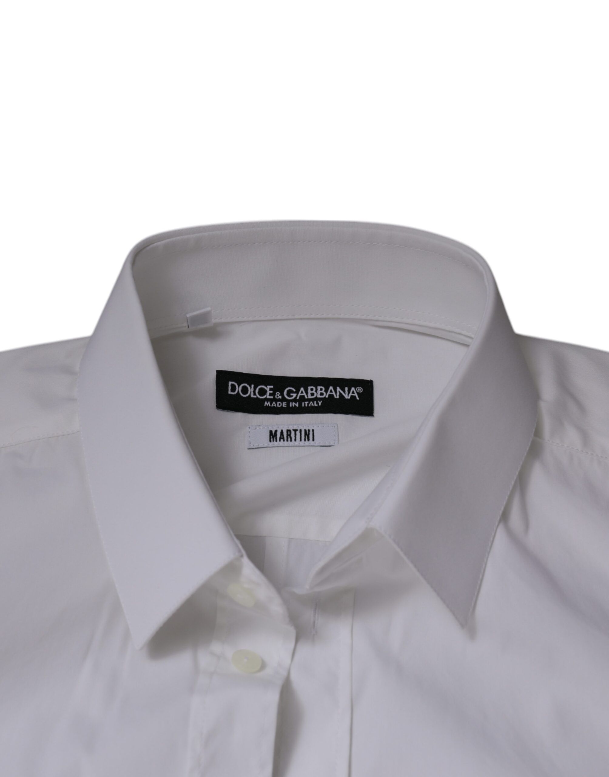 Cotton Slim Fit Men MARTINI Dress Men's Shirt (Pre-Owned) - Dolce & Gabbana - Modalova