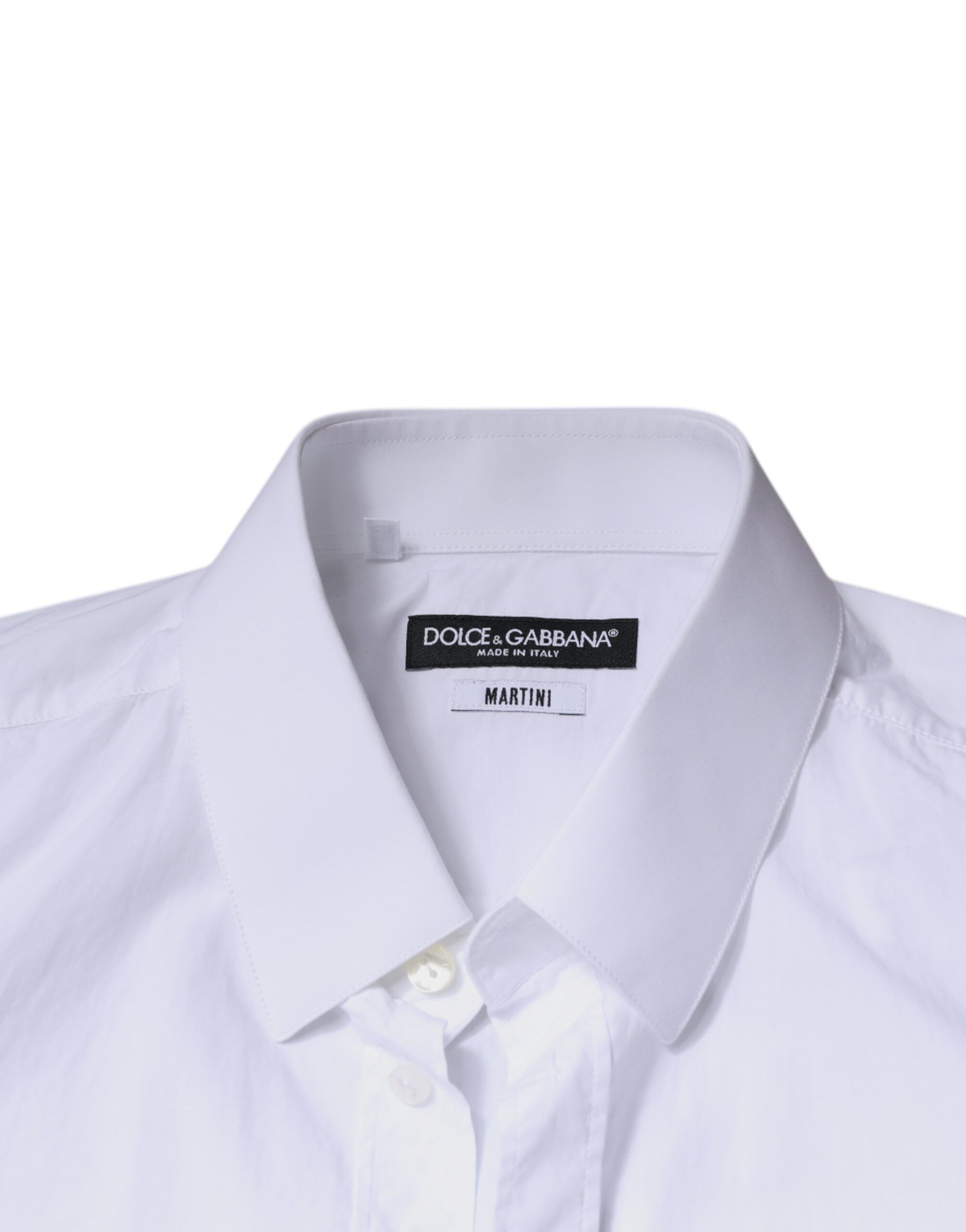 Cotton Slim Fit MARTINI Men Dress Men's Shirt (Pre-Owned) - Dolce & Gabbana - Modalova