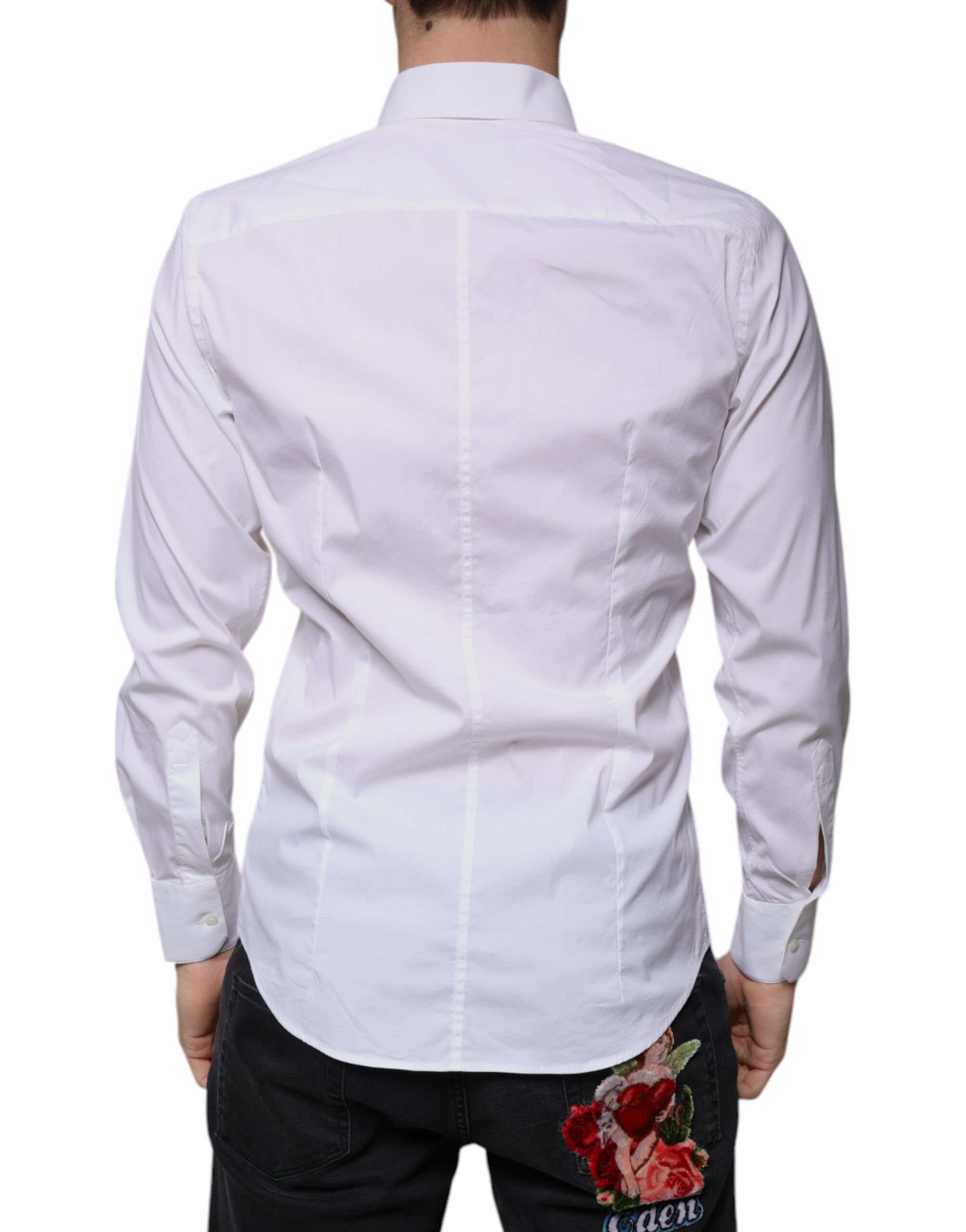 Cotton Blend Formal MARTINI Men's Shirt (Pre-Owned) - Dolce & Gabbana - Modalova