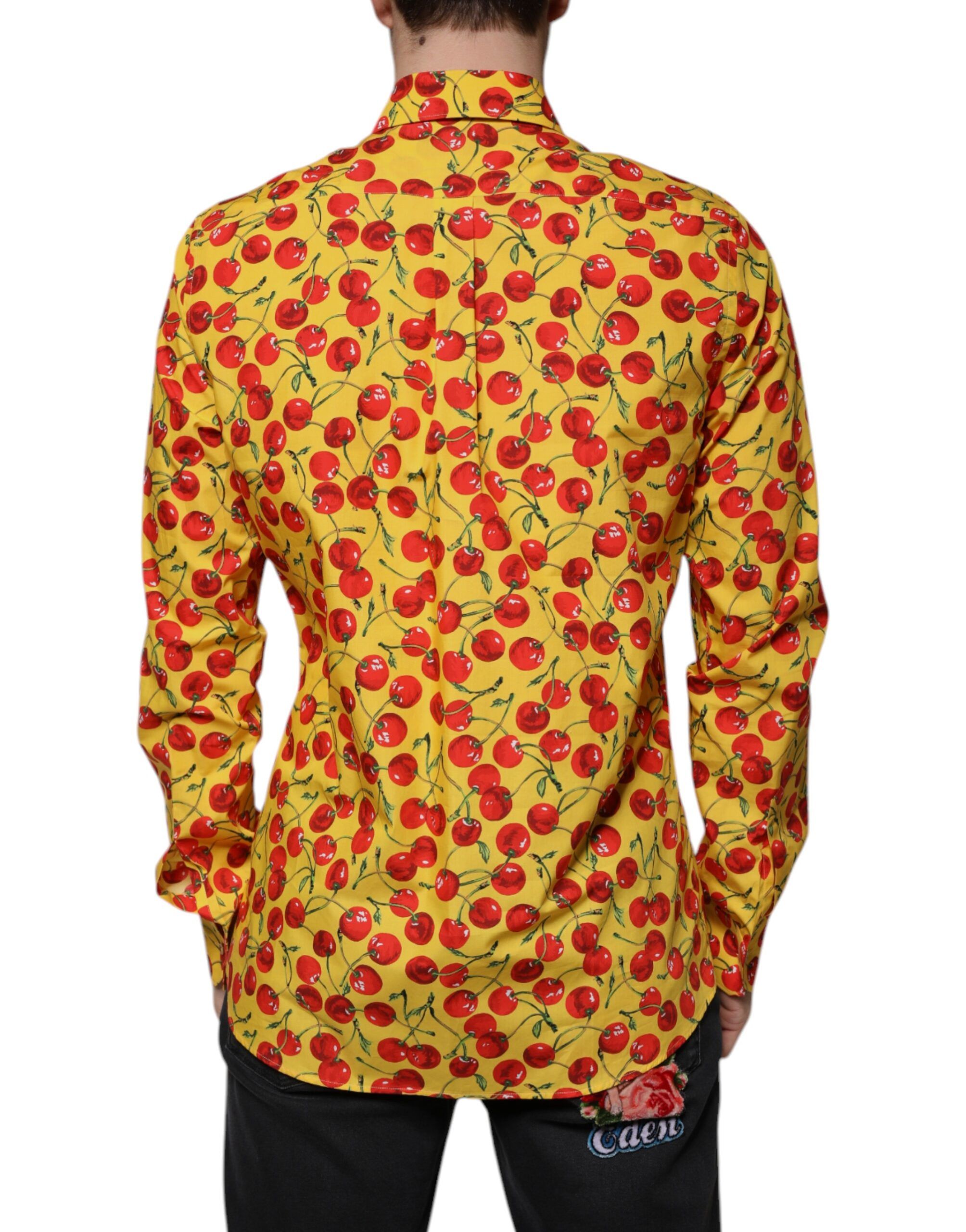 Cherry Cotton MARTINI Dress Men's Shirt - Dolce & Gabbana - Modalova