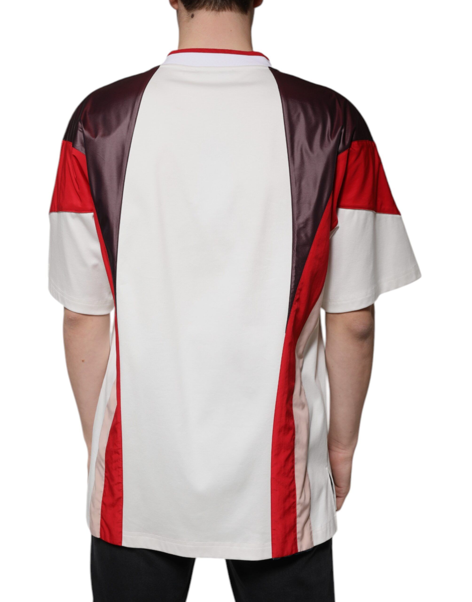 Logo Jersey Cotton V-neck Men's T-shirt - Dolce & Gabbana - Modalova