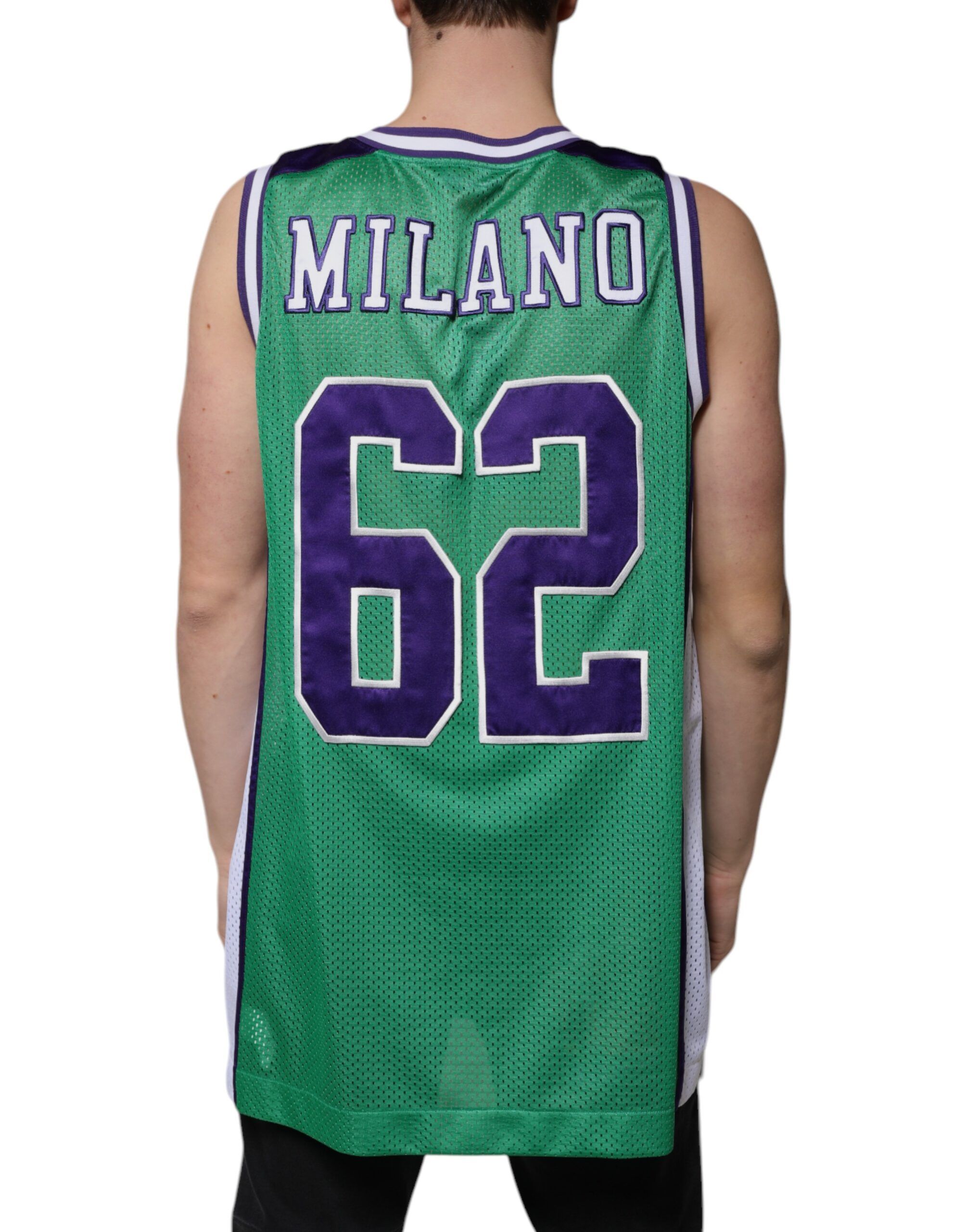 Polyester Jersey Sleeveless Men's T-shirt - Dolce & Gabbana - Modalova