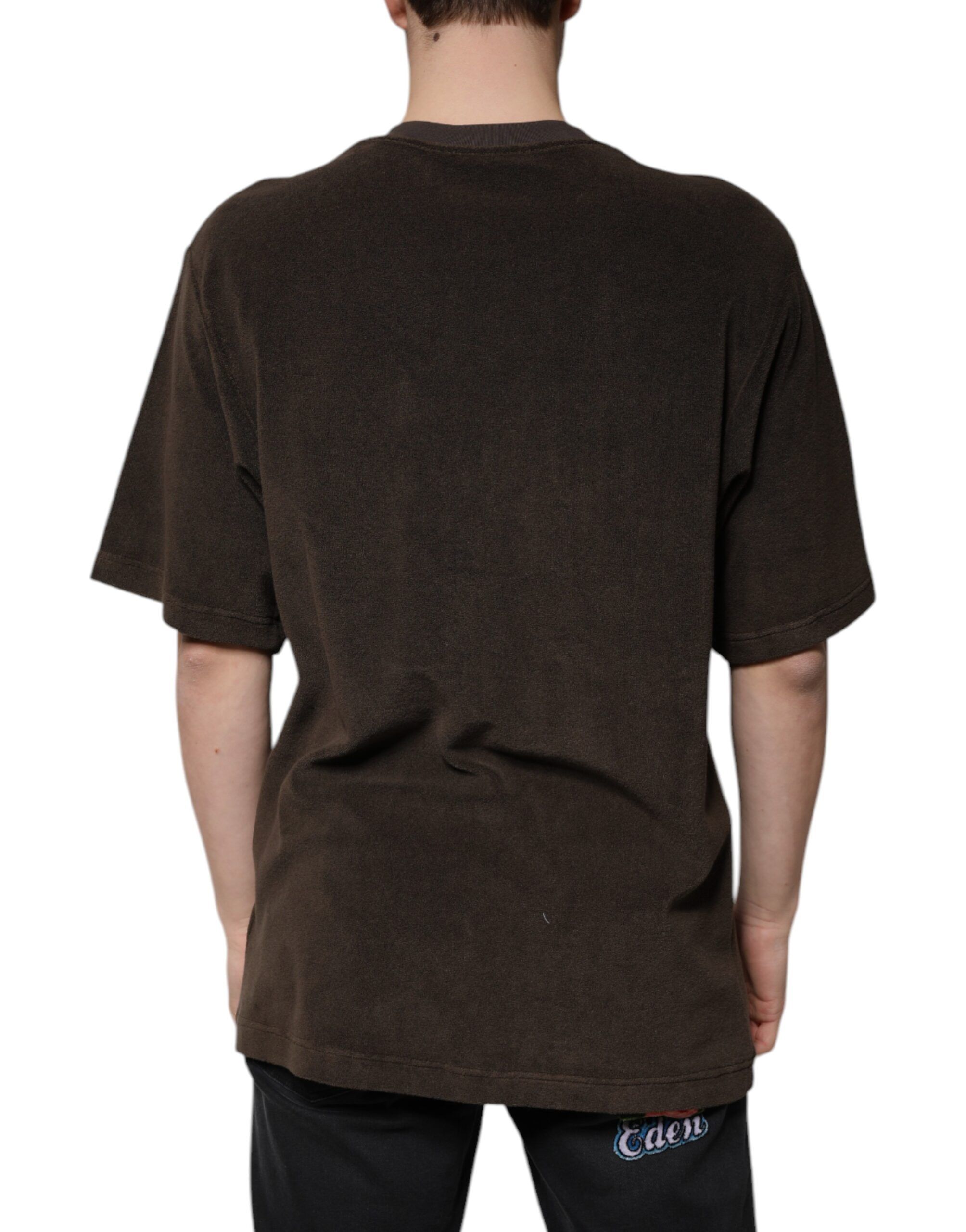 Cotton Crew Neck Short Sleeves Men's T-shirt - Dolce & Gabbana - Modalova