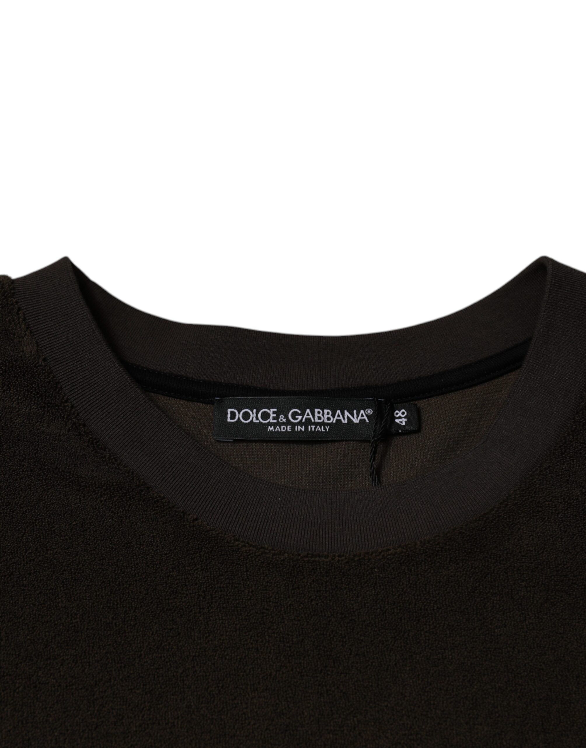 Cotton Crew Neck Short Sleeves Men's T-shirt - Dolce & Gabbana - Modalova