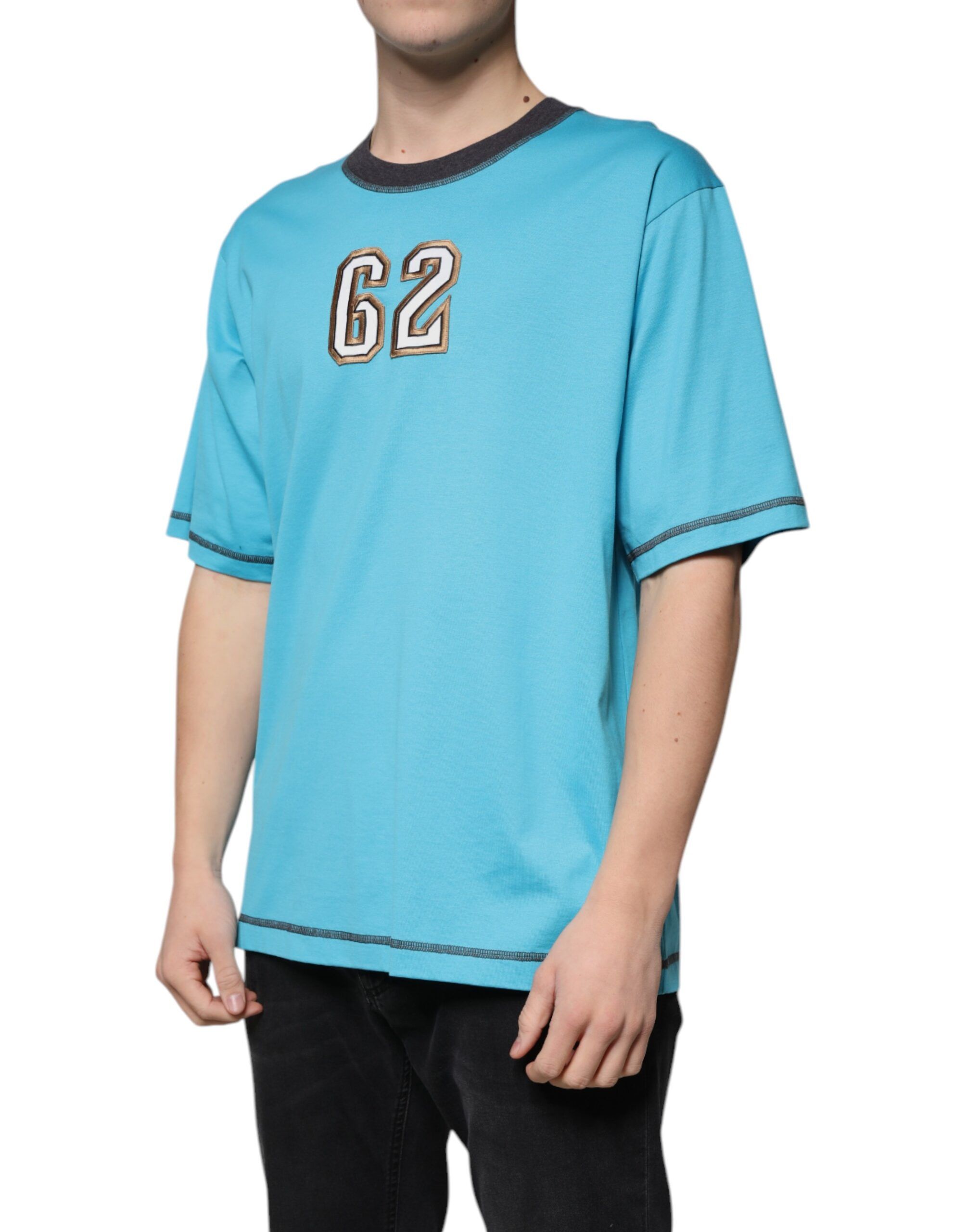 Logo Crew Neck Short Sleeves Men's T-shirt - Dolce & Gabbana - Modalova