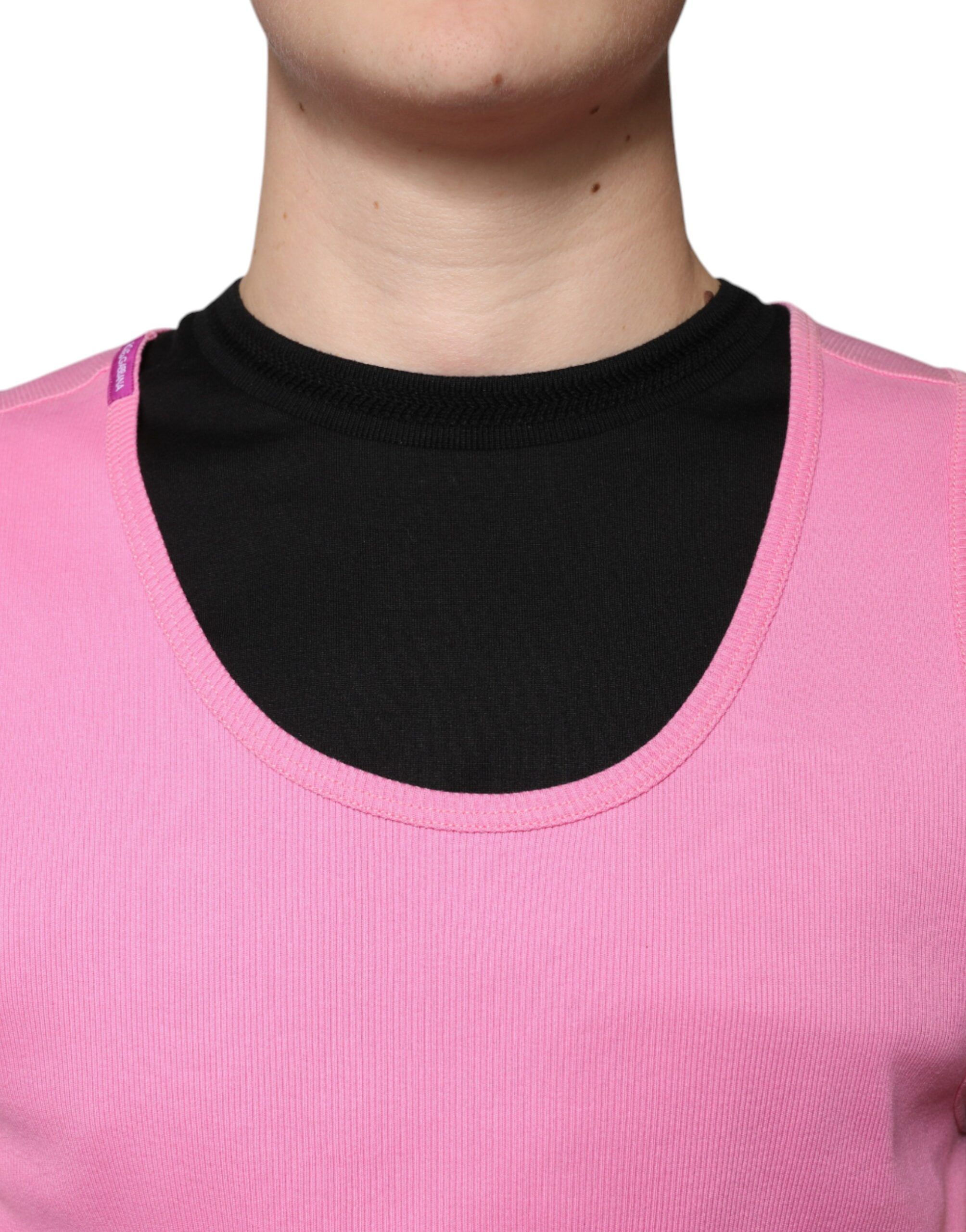Cotton Round Neck Sleeveless Men's T-shirt - Dolce & Gabbana - Modalova