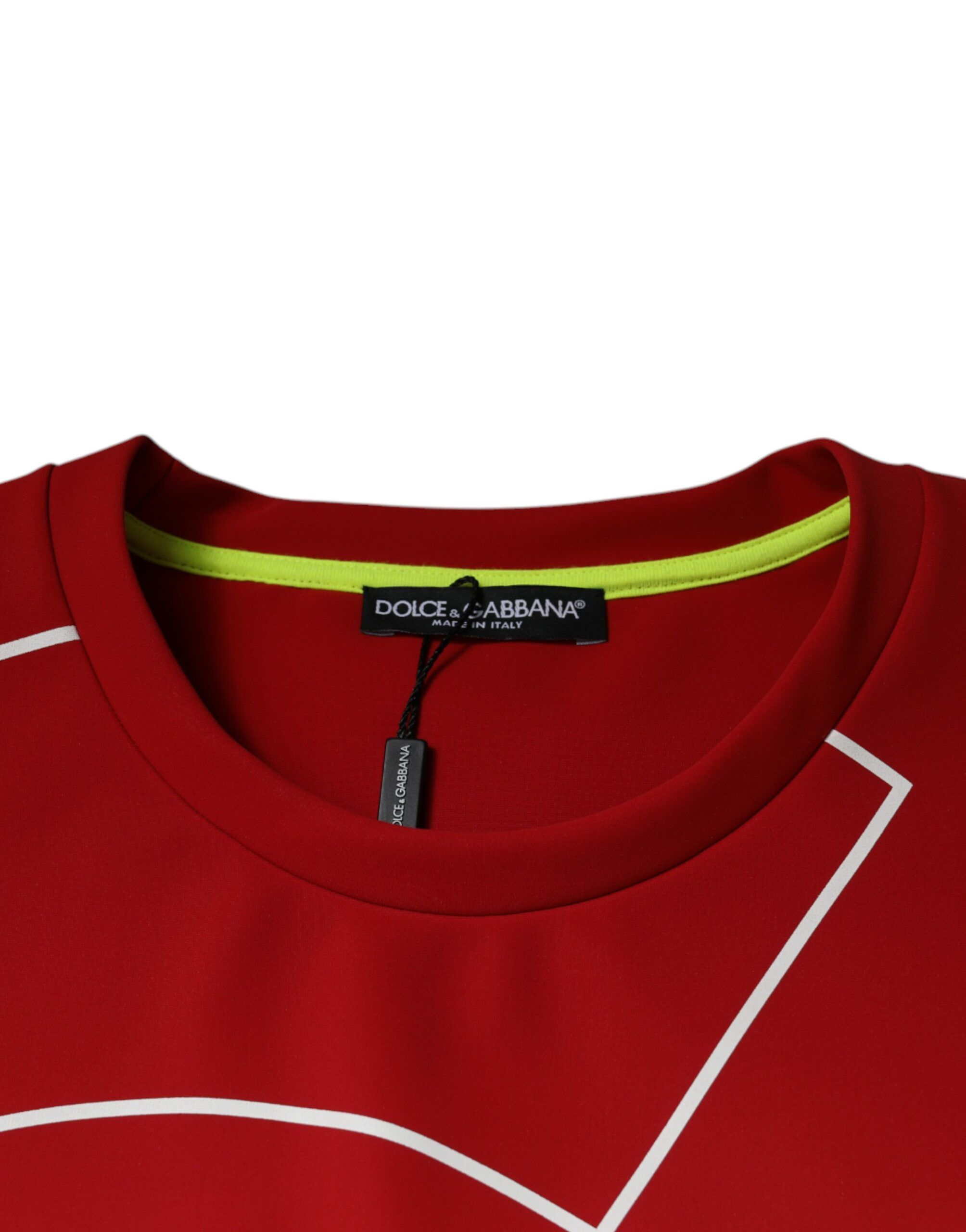 Logo Cotton Men Crew Neck Men's T-shirt - Dolce & Gabbana - Modalova