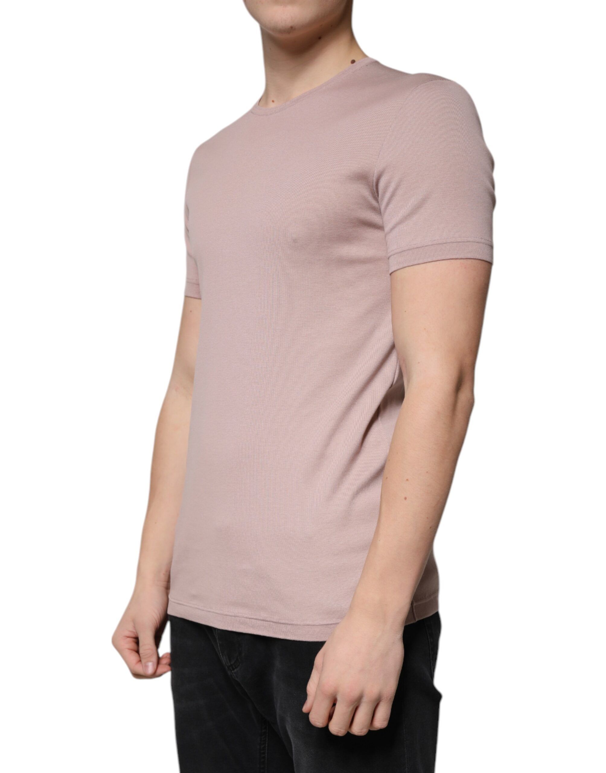Cotton Short Sleeves Round Neck Men's T-shirt - Dolce & Gabbana - Modalova
