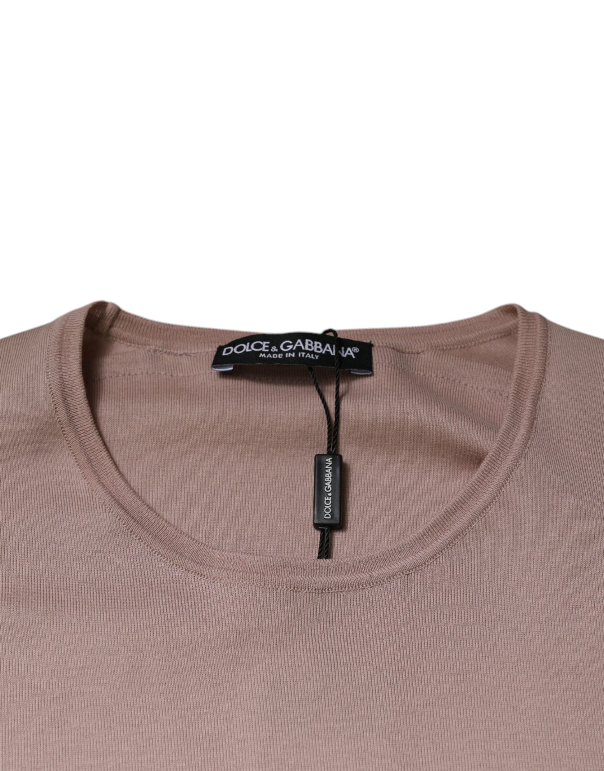 Cotton Short Sleeves Round Neck Men's T-shirt - Dolce & Gabbana - Modalova