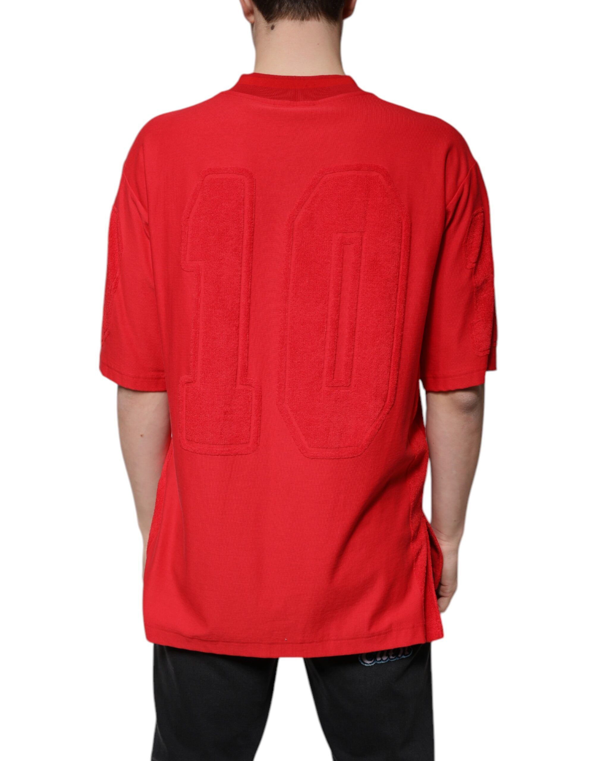 Cotton V-neck Short Sleeves Men's T-shirt - Dolce & Gabbana - Modalova