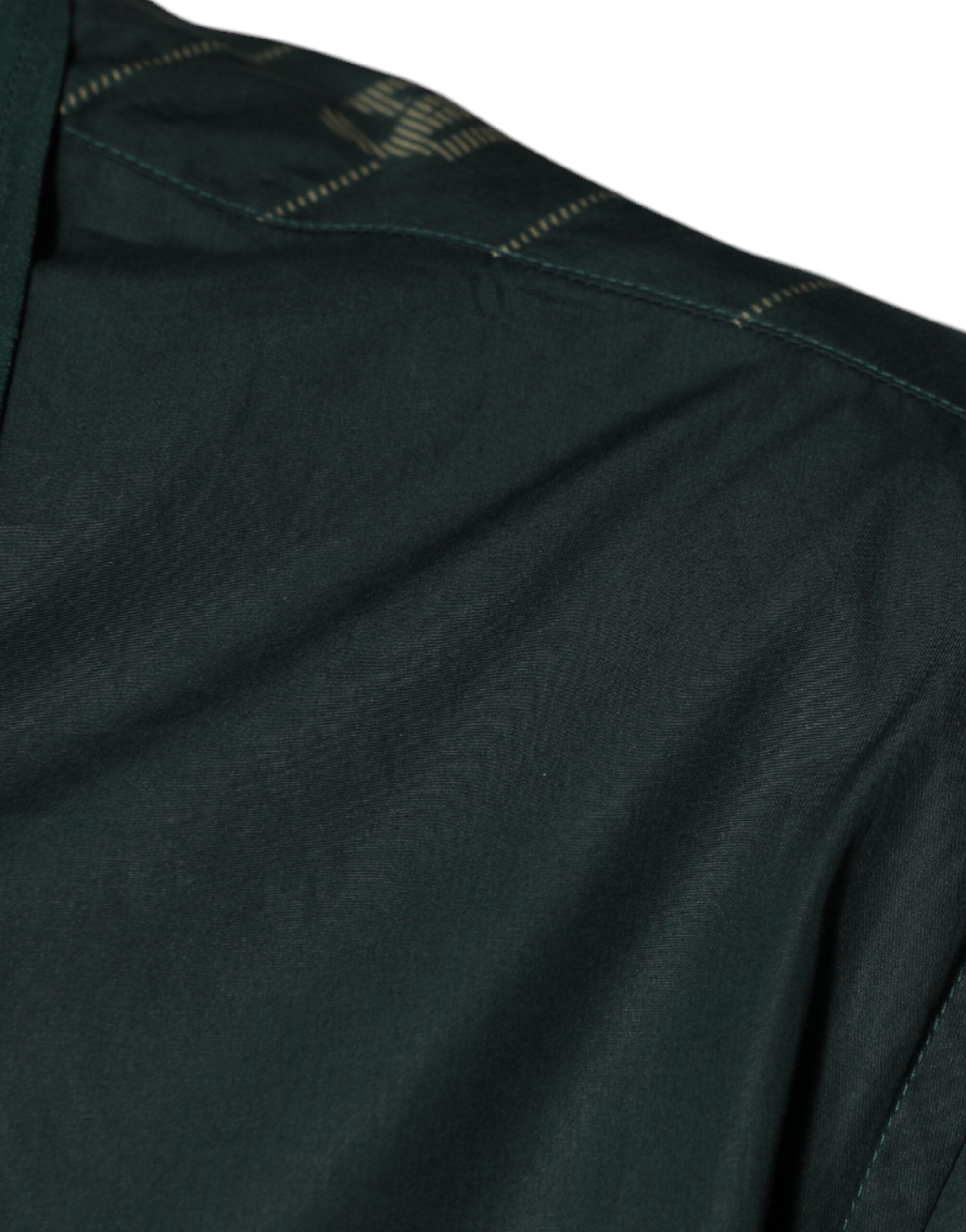 Green Logo Long Sleeve MARTINI Casual Men's Shirt - Dolce & Gabbana - Modalova