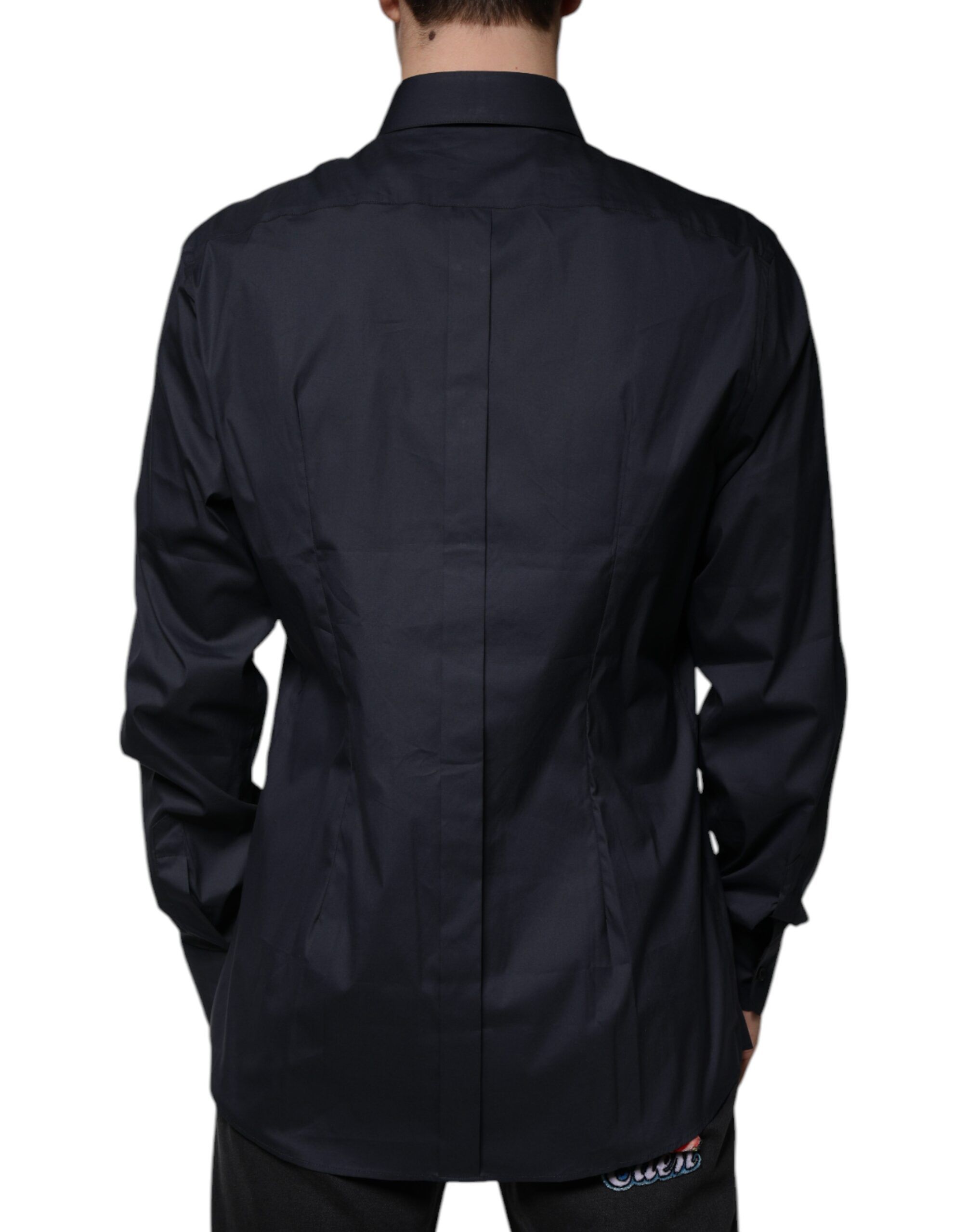 Cotton Blend Formal GOLD Dress Men's Shirt - Dolce & Gabbana - Modalova