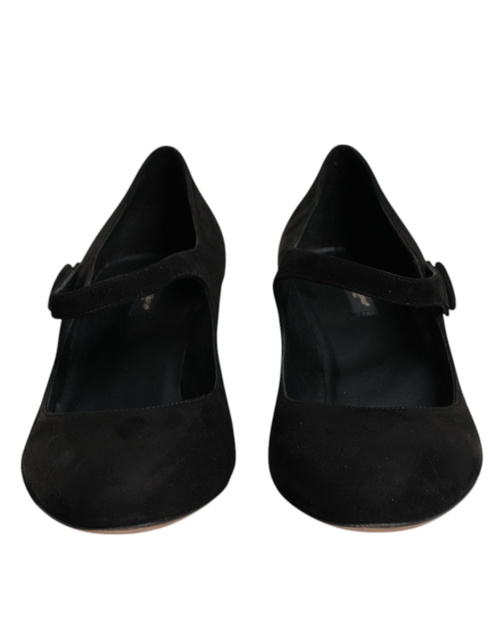Suede Leather Block Heels Pumps Women's Shoes (Pre-Owned) - Dolce & Gabbana - Modalova