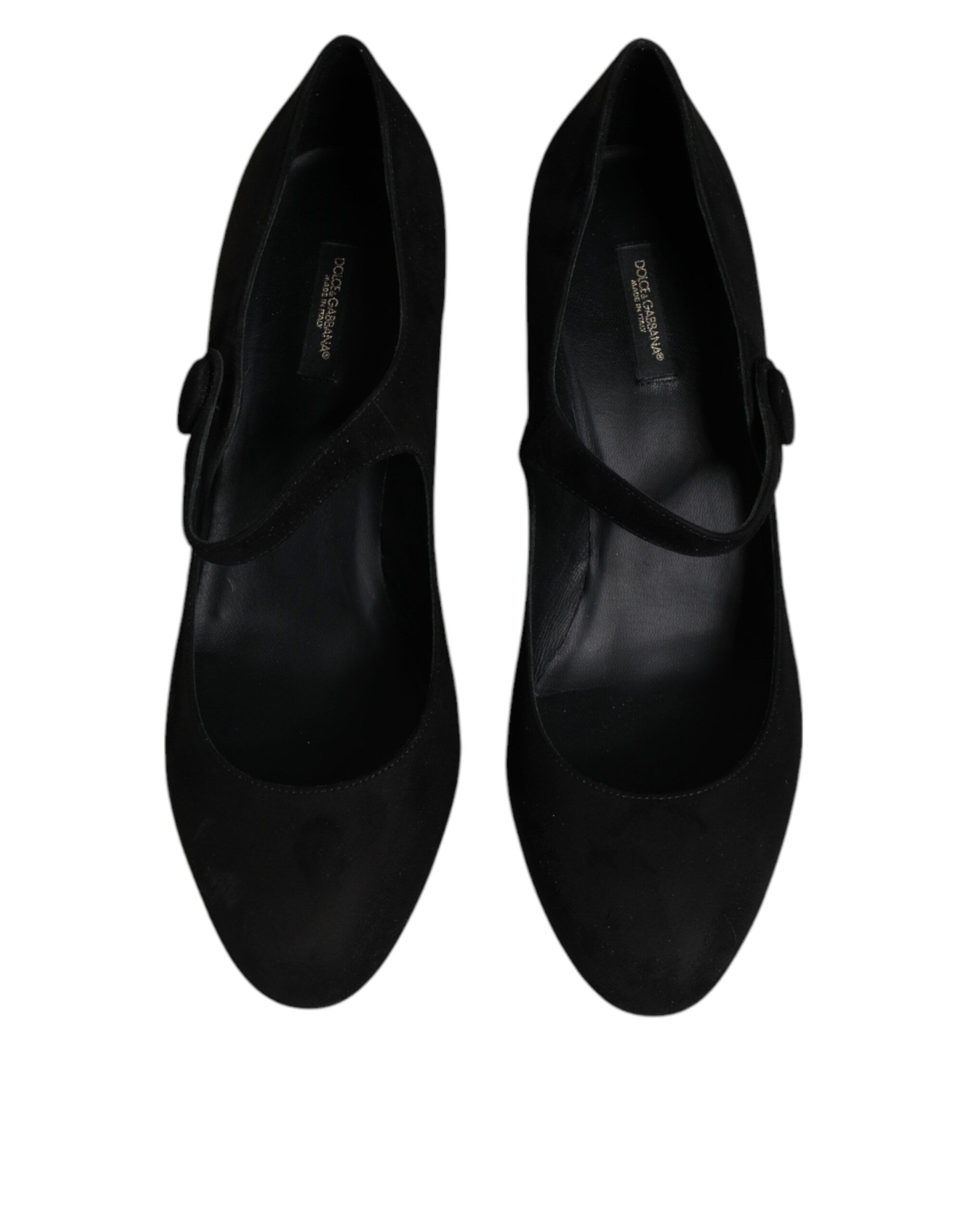 Suede Leather Block Heels Pumps Women's Shoes (Pre-Owned) - Dolce & Gabbana - Modalova