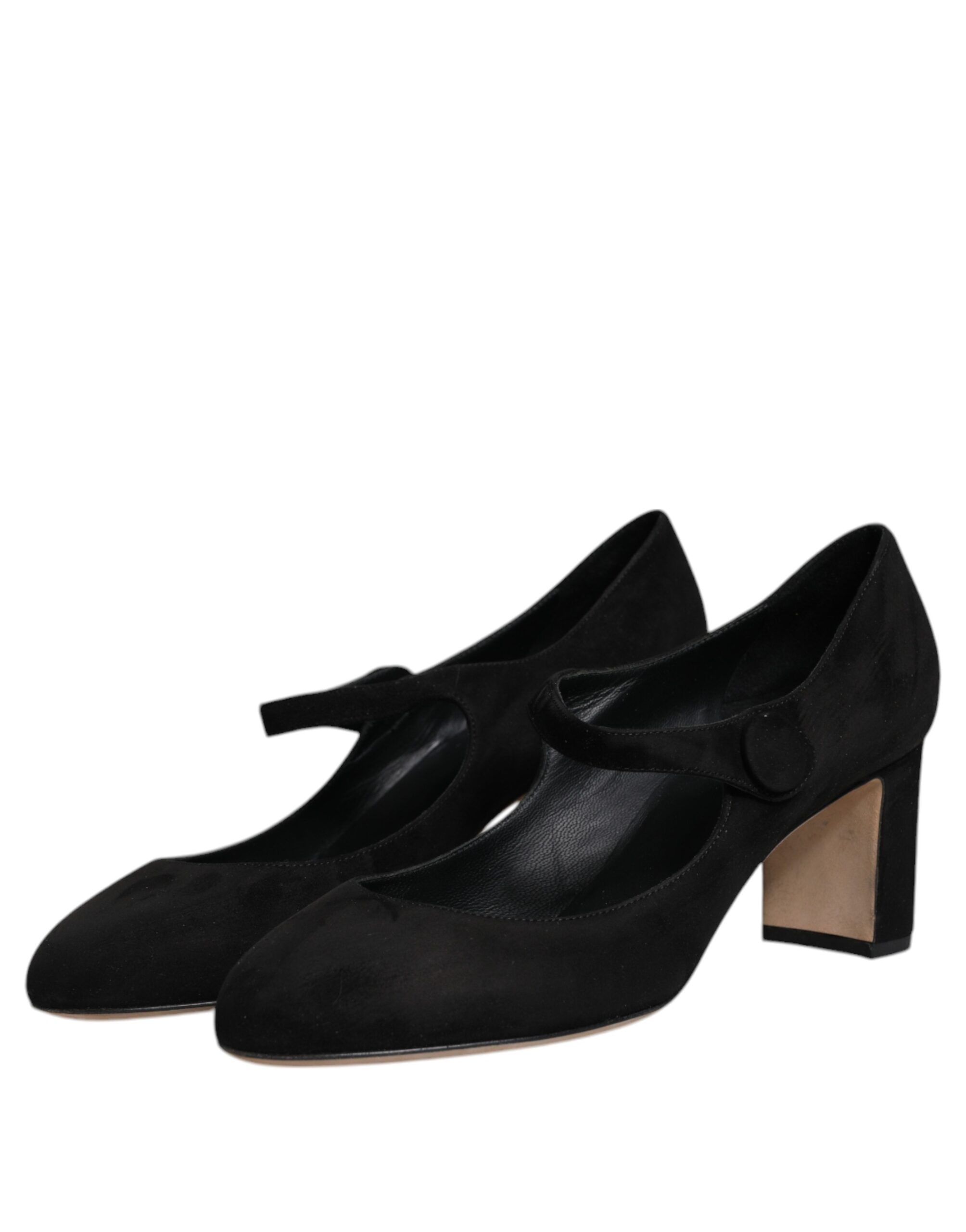 Suede Leather Block Heels Pumps Women's Shoes (Pre-Owned) - Dolce & Gabbana - Modalova