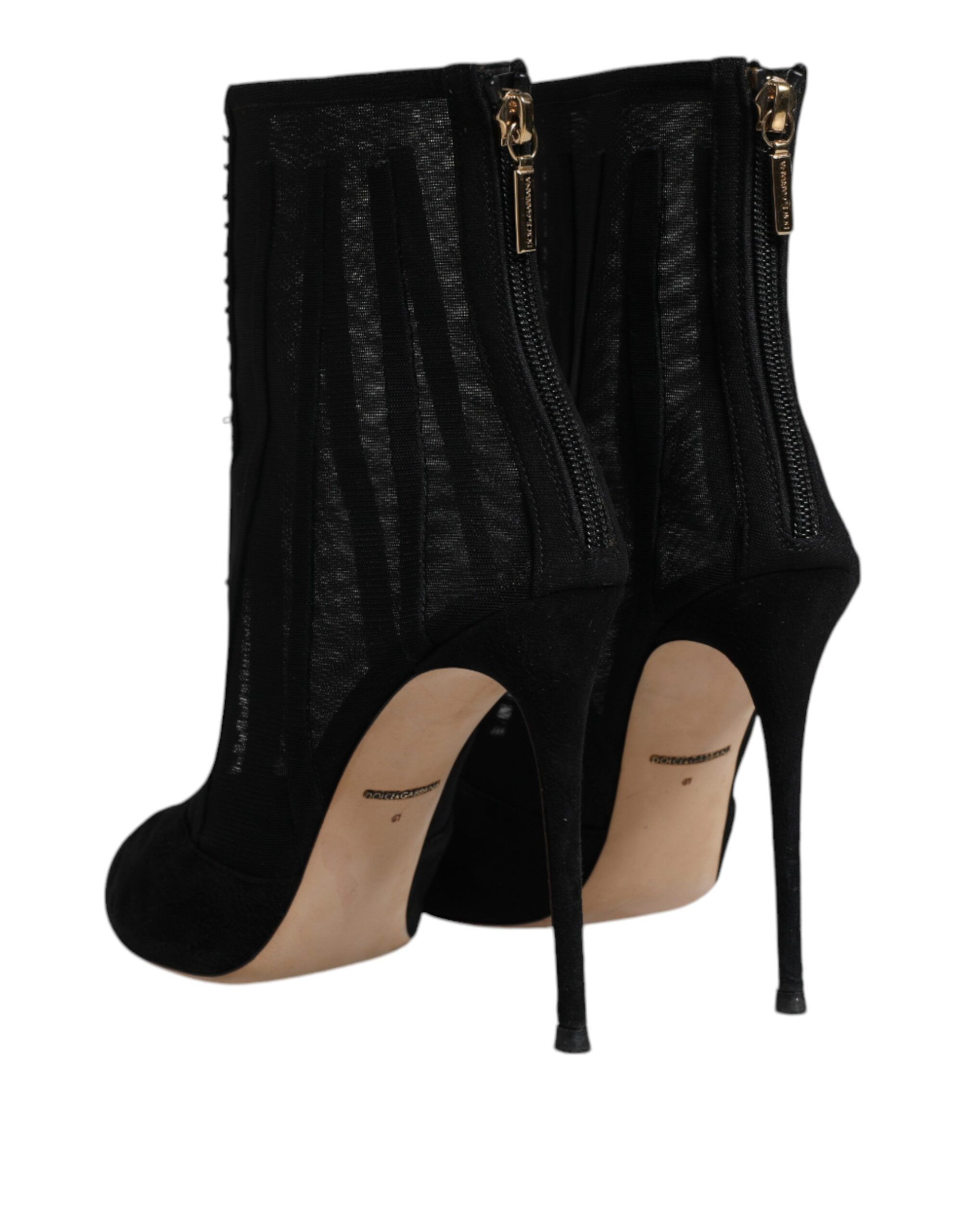 Mesh Stiletto Heels Ankle Boots Women's Shoes (Pre-Owned) - Dolce & Gabbana - Modalova