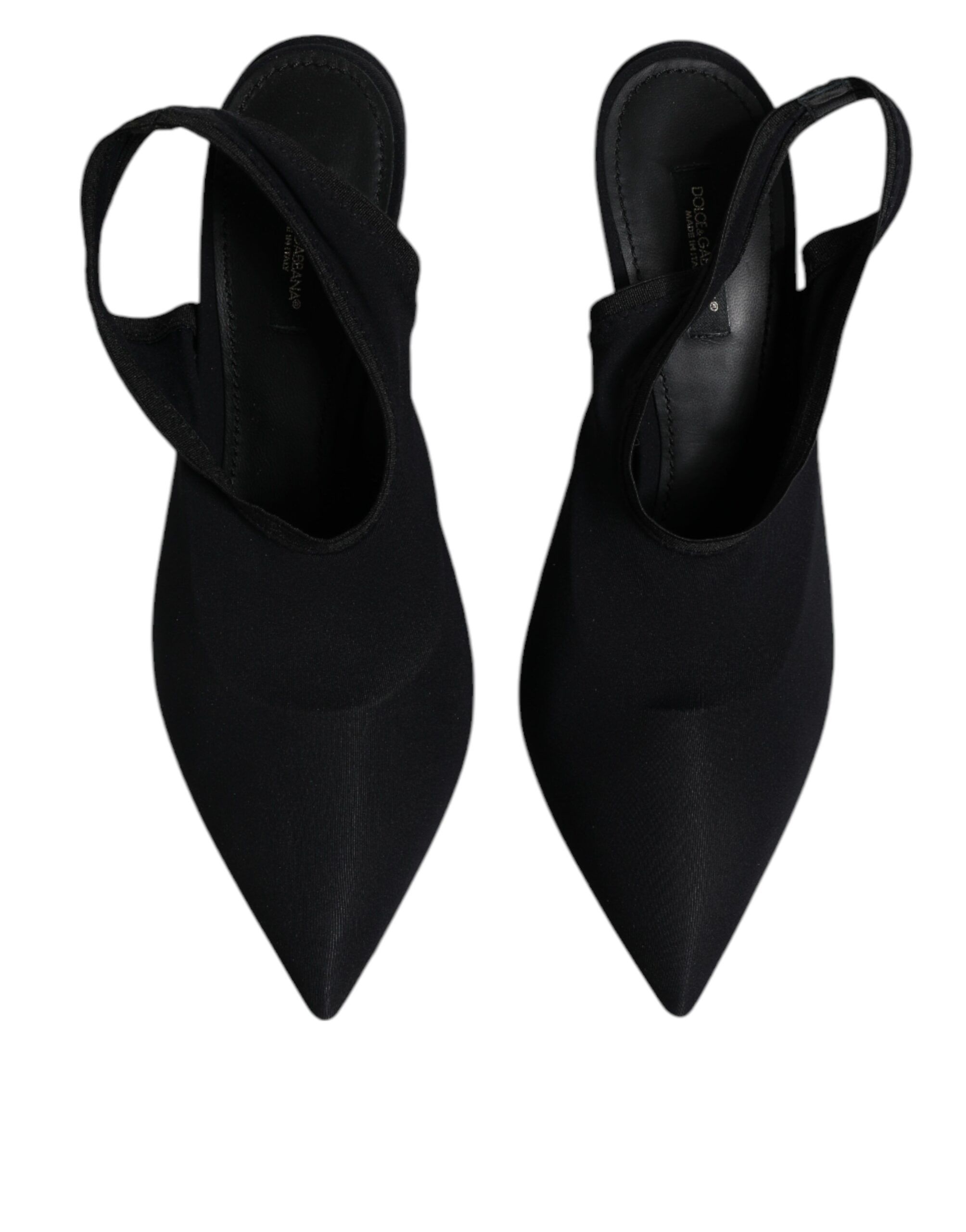 Jersey Stretch Heels Slingback Women's Shoes (Pre-Owned) - Dolce & Gabbana - Modalova