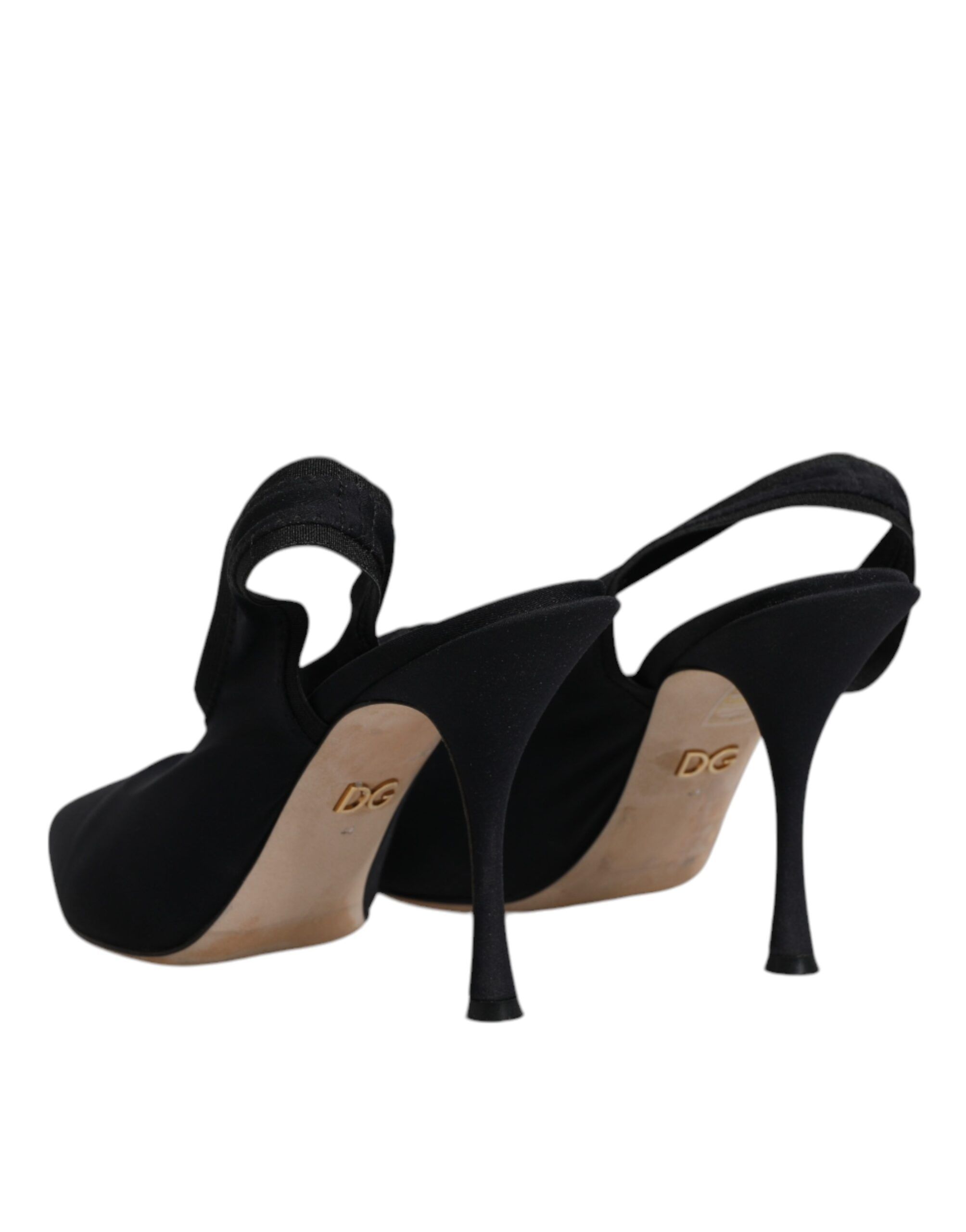 Jersey Stretch Heels Slingback Women's Shoes (Pre-Owned) - Dolce & Gabbana - Modalova