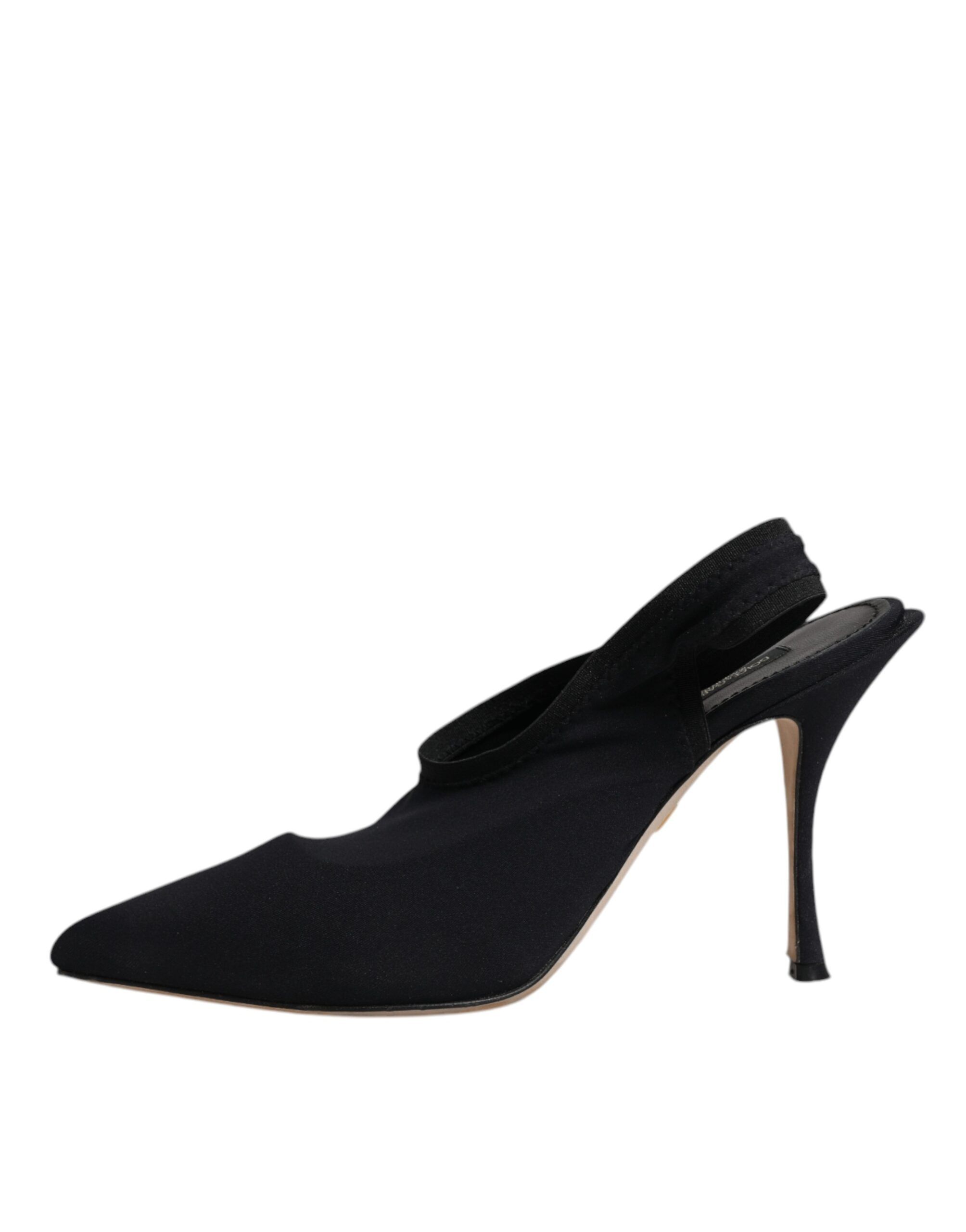 Jersey Stretch Heels Slingback Women's Shoes (Pre-Owned) - Dolce & Gabbana - Modalova