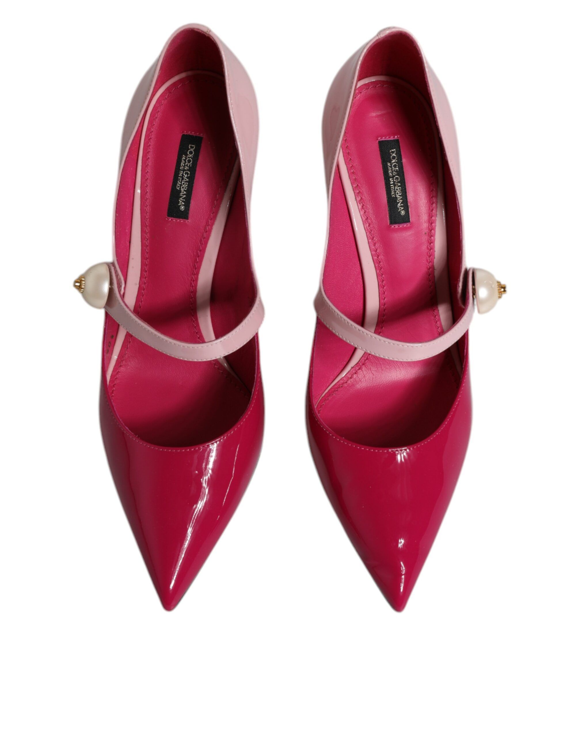 Two Tone Leather Mary Jane Heels Pumps Women's Shoes (Pre-Owned) - Dolce & Gabbana - Modalova