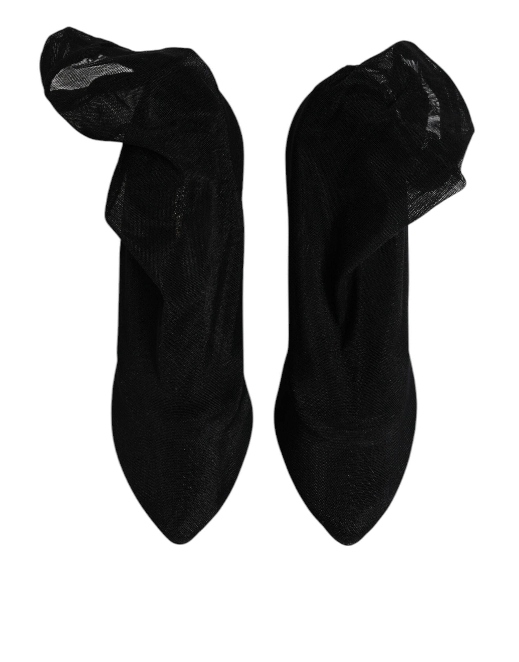 Silk Mesh Sock Style Boots Women's Shoes (Pre-Owned) - Dolce & Gabbana - Modalova