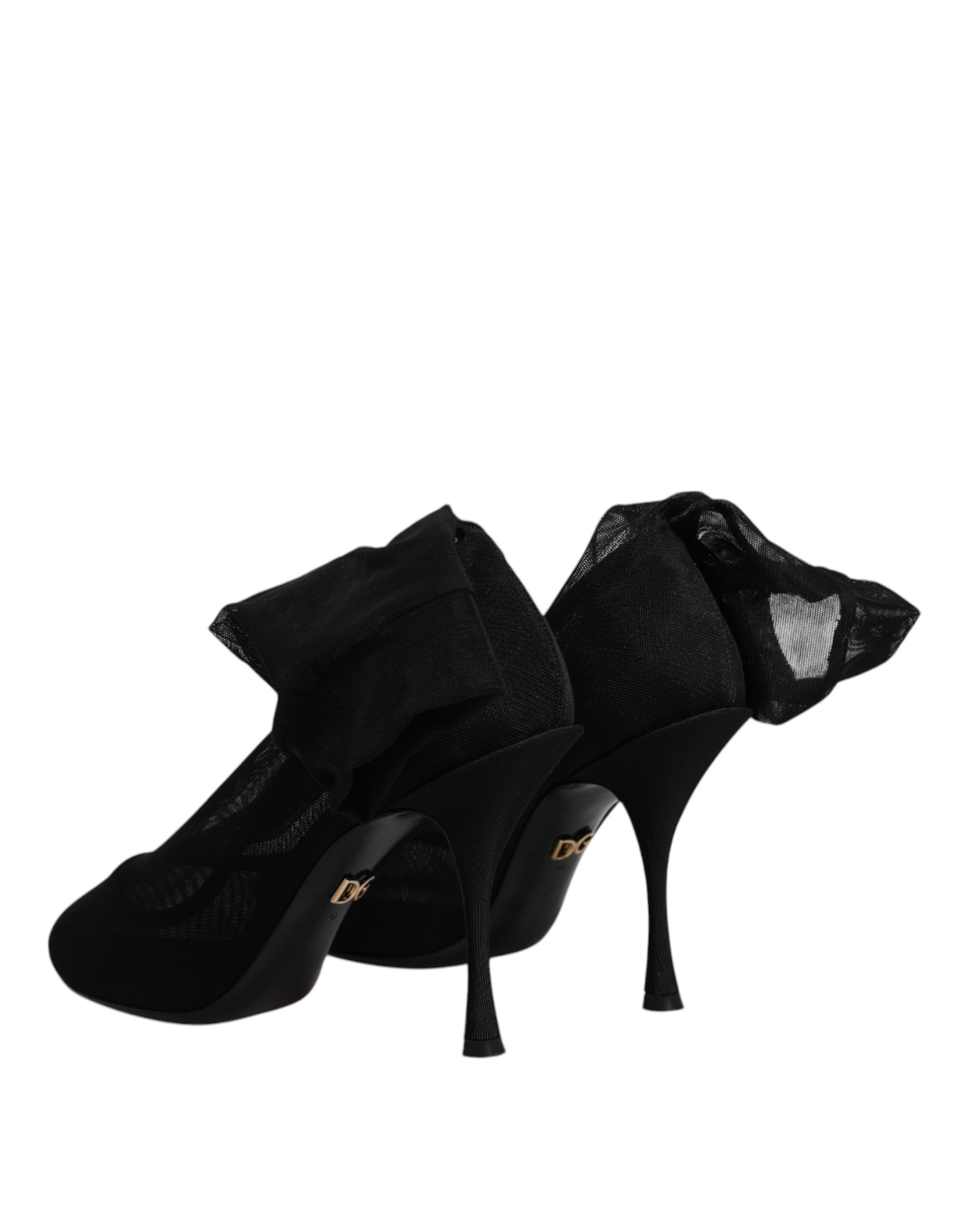 Silk Mesh Sock Style Boots Women's Shoes (Pre-Owned) - Dolce & Gabbana - Modalova