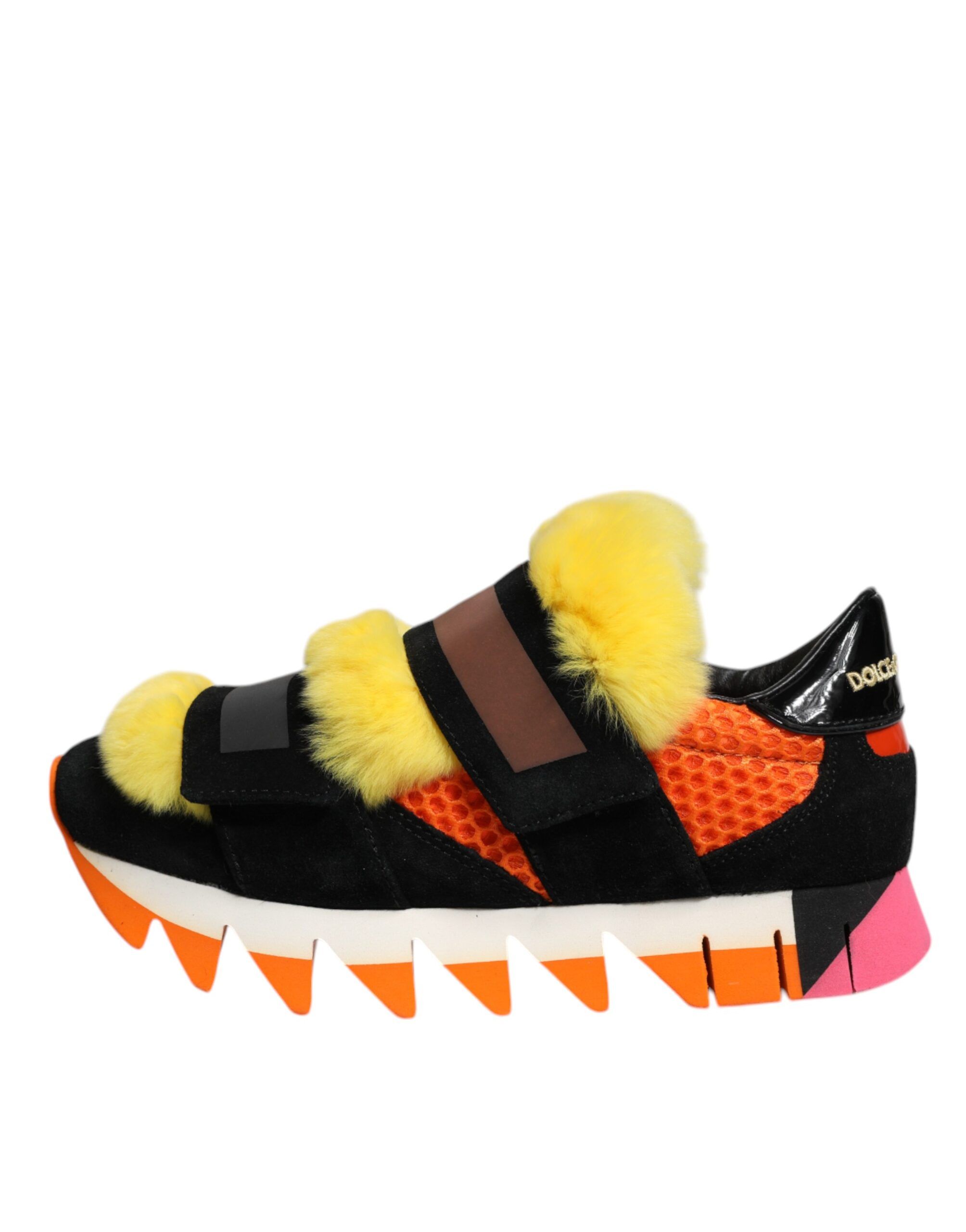 Fur Embellished Sneakers Women's Shoes (Pre-Owned) - Dolce & Gabbana - Modalova