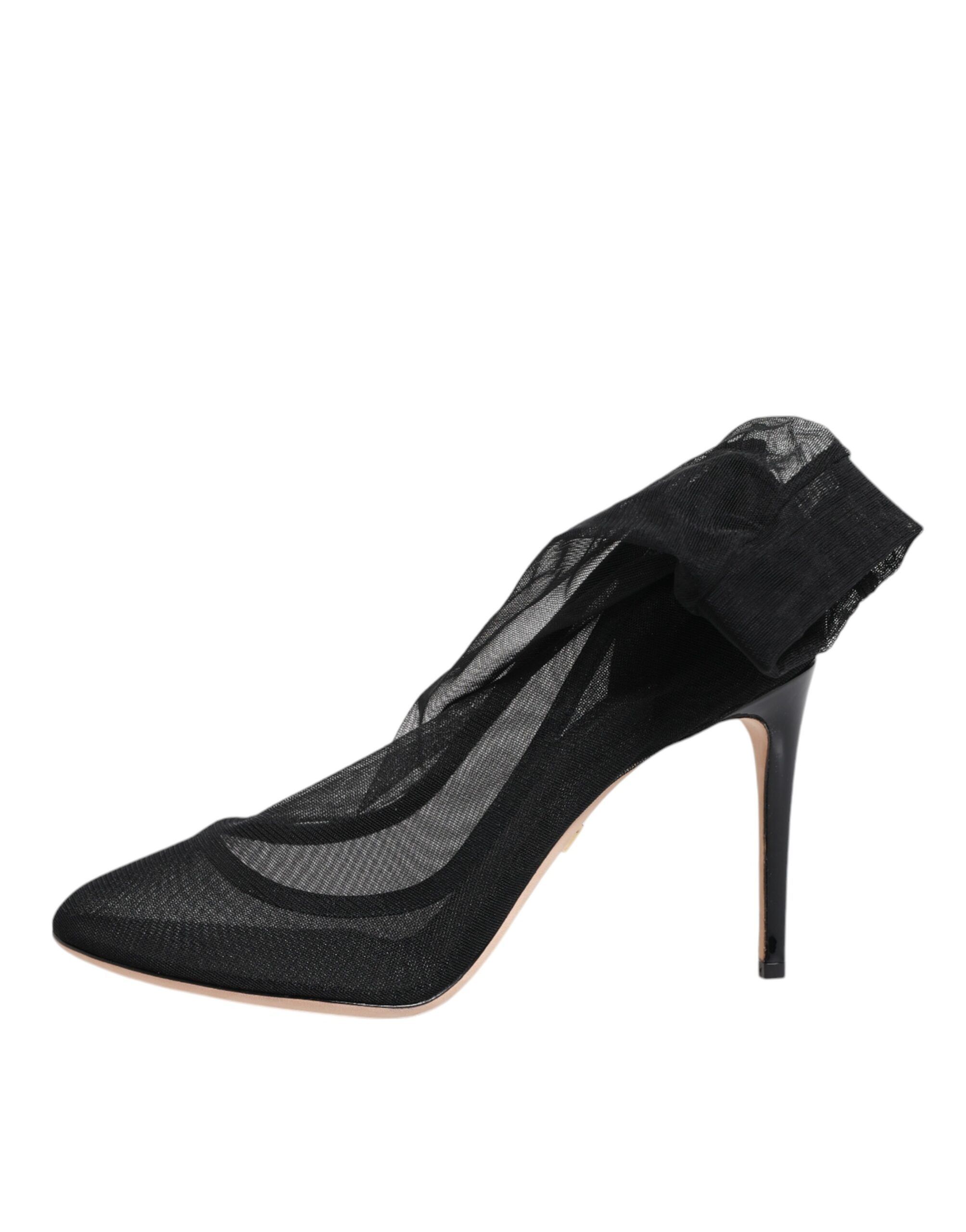 Nylon Mesh Sock Style Boots Women's Shoes (Pre-Owned) - Dolce & Gabbana - Modalova