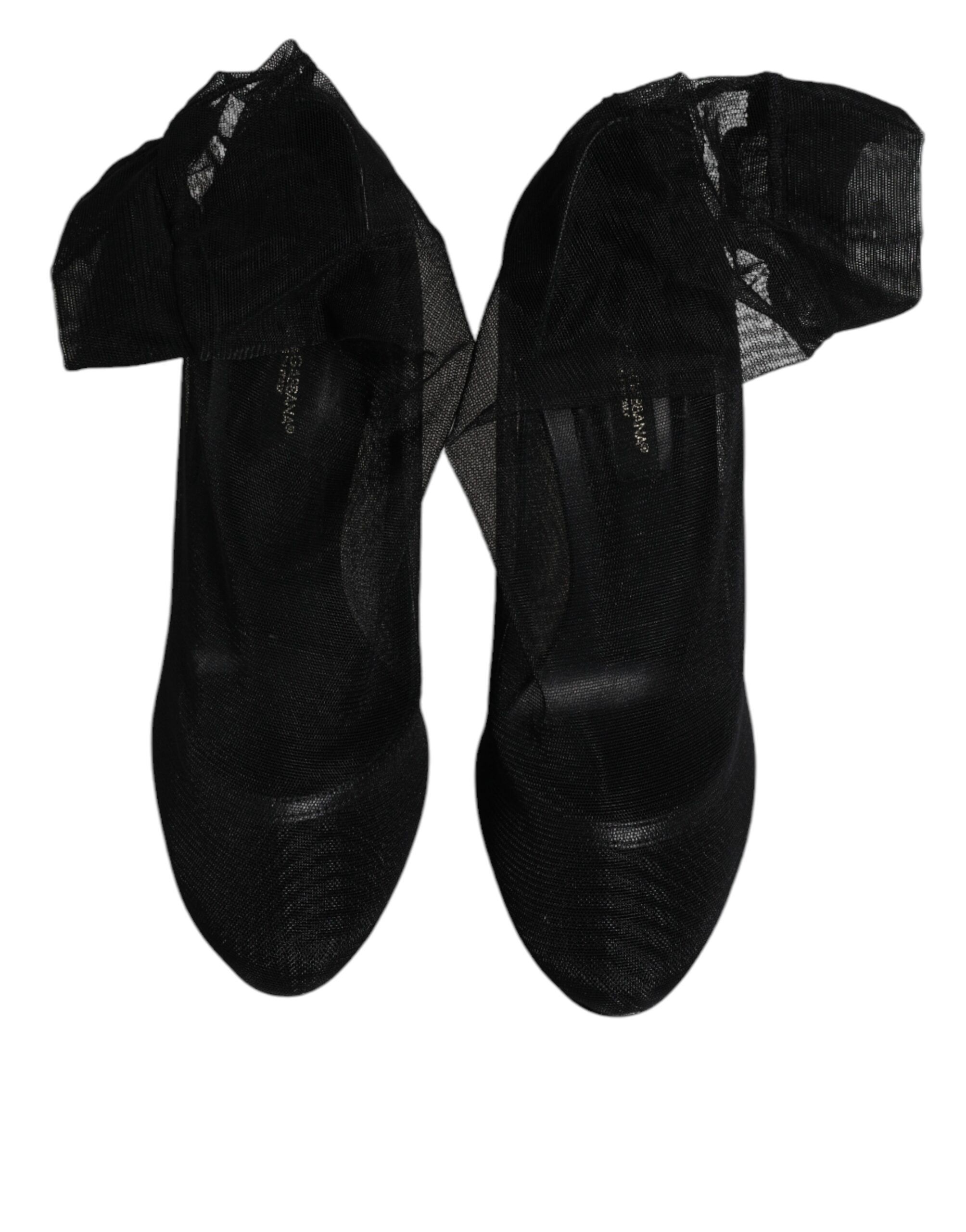 Nylon Mesh Sock Style Boots Women's Shoes - Dolce & Gabbana - Modalova