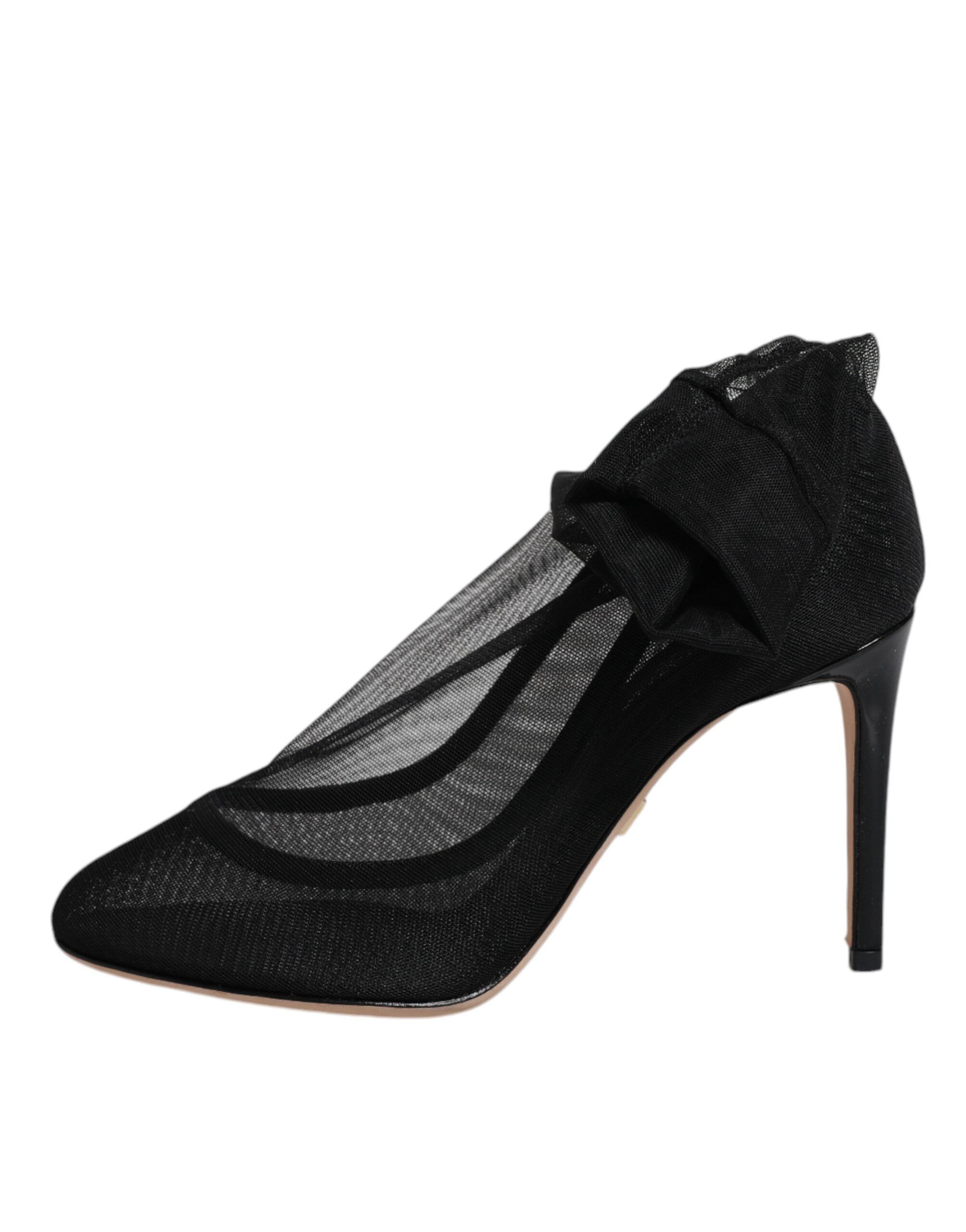 Nylon Mesh Sock Style Boots Women's Shoes - Dolce & Gabbana - Modalova