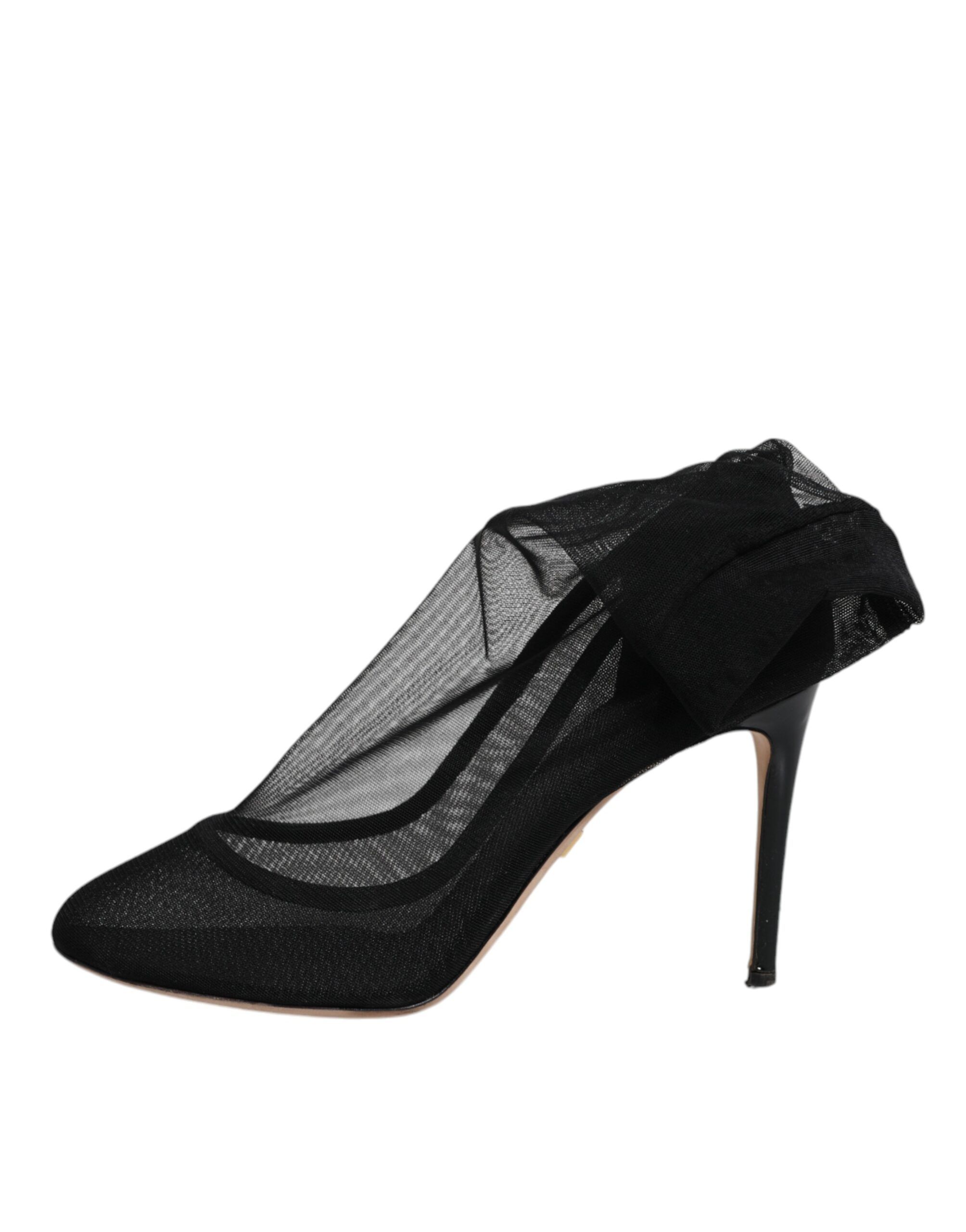 Nylon Mesh Sock Style Boots Women's Shoes (Pre-Owned) - Dolce & Gabbana - Modalova
