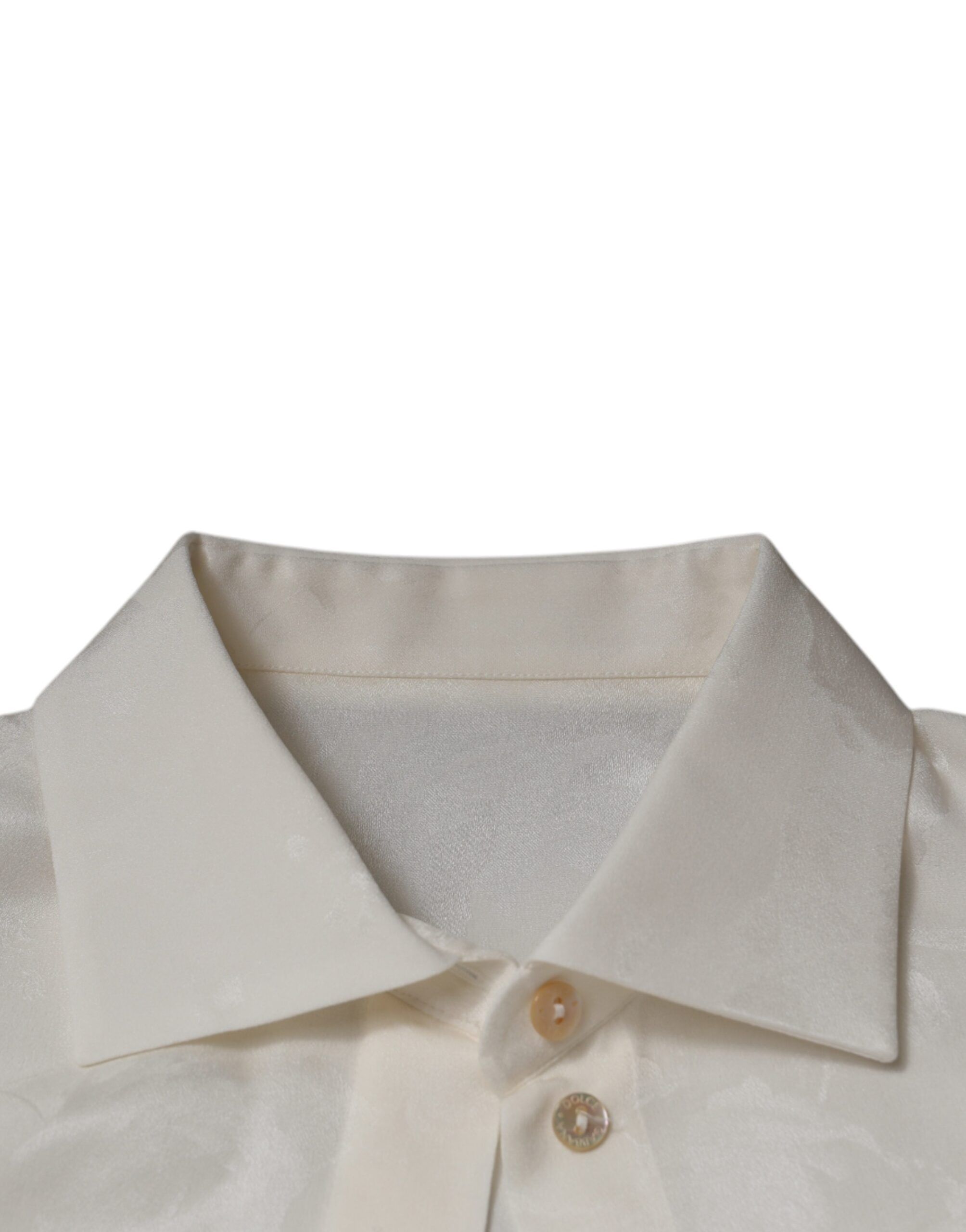 Silk Collared Long Sleeves Shirt Women's Top (Pre-Owned) - Dolce & Gabbana - Modalova