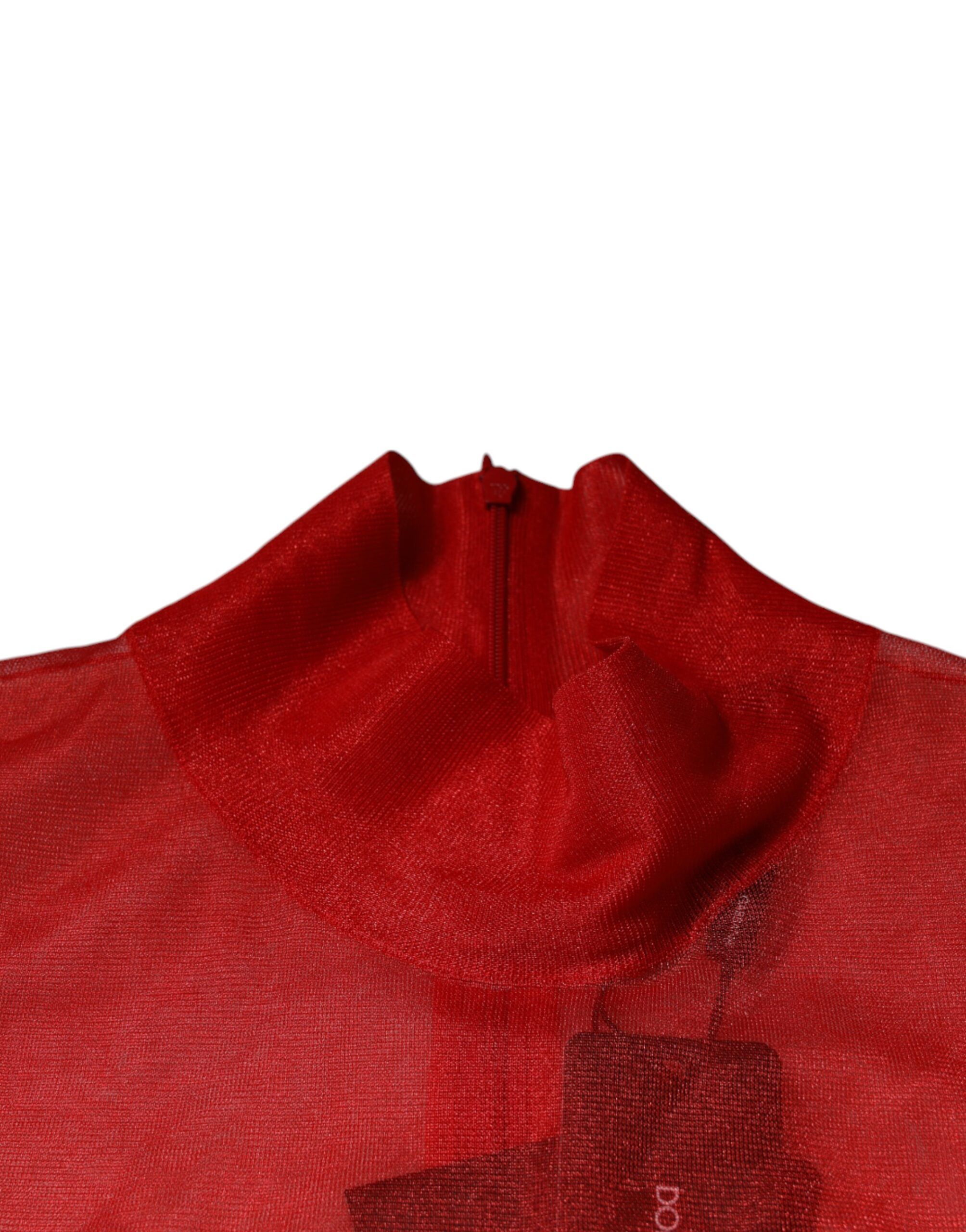 Mesh Turtleneck Long Sleeve Blouse Women's Top (Pre-Owned) - Dolce & Gabbana - Modalova