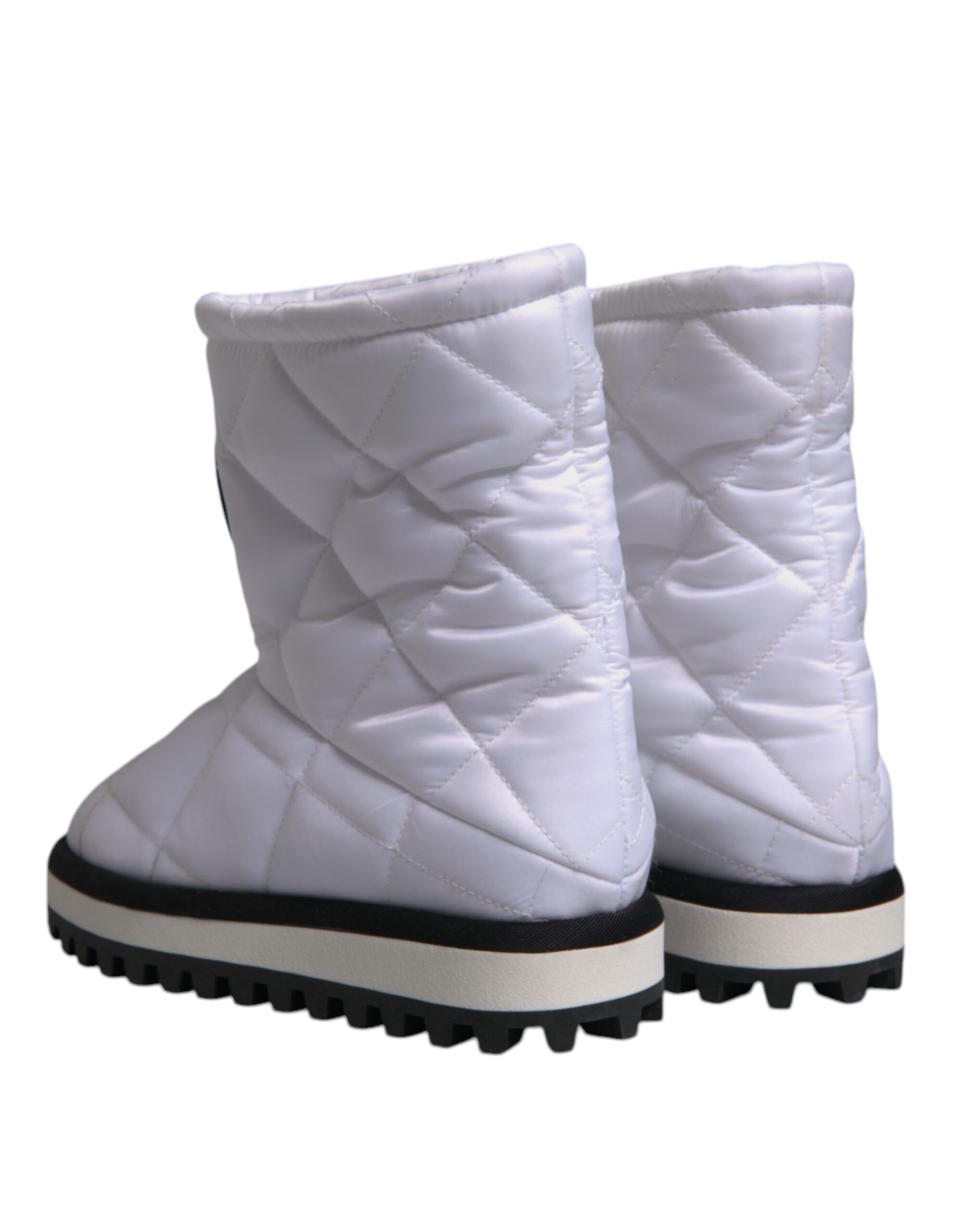 Viscose Padded Mid Calf Boots Women's Shoes (Pre-Owned) - Dolce & Gabbana - Modalova