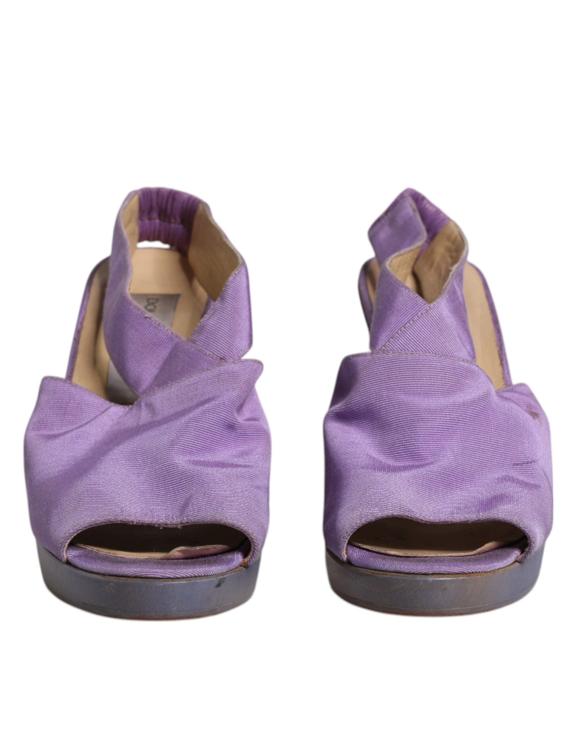 Platform Slingback Heels Sandals Women's Shoes (Pre-Owned) - Dolce & Gabbana - Modalova