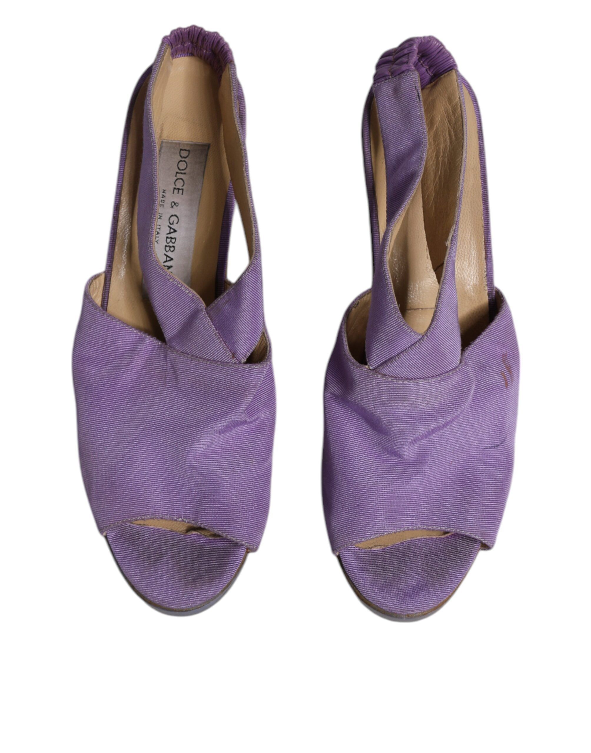 Platform Slingback Heels Sandals Women's Shoes (Pre-Owned) - Dolce & Gabbana - Modalova
