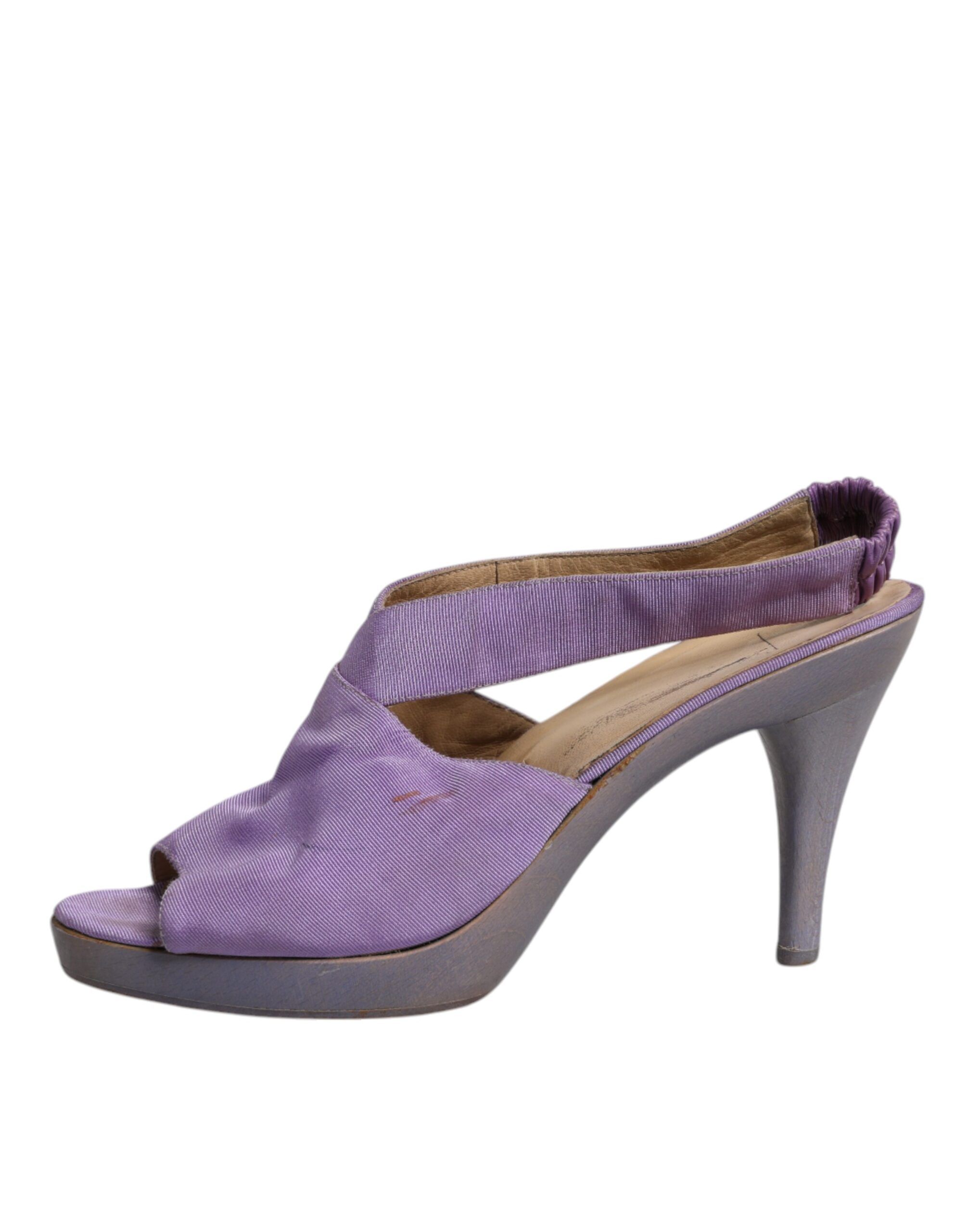 Platform Slingback Heels Sandals Women's Shoes (Pre-Owned) - Dolce & Gabbana - Modalova