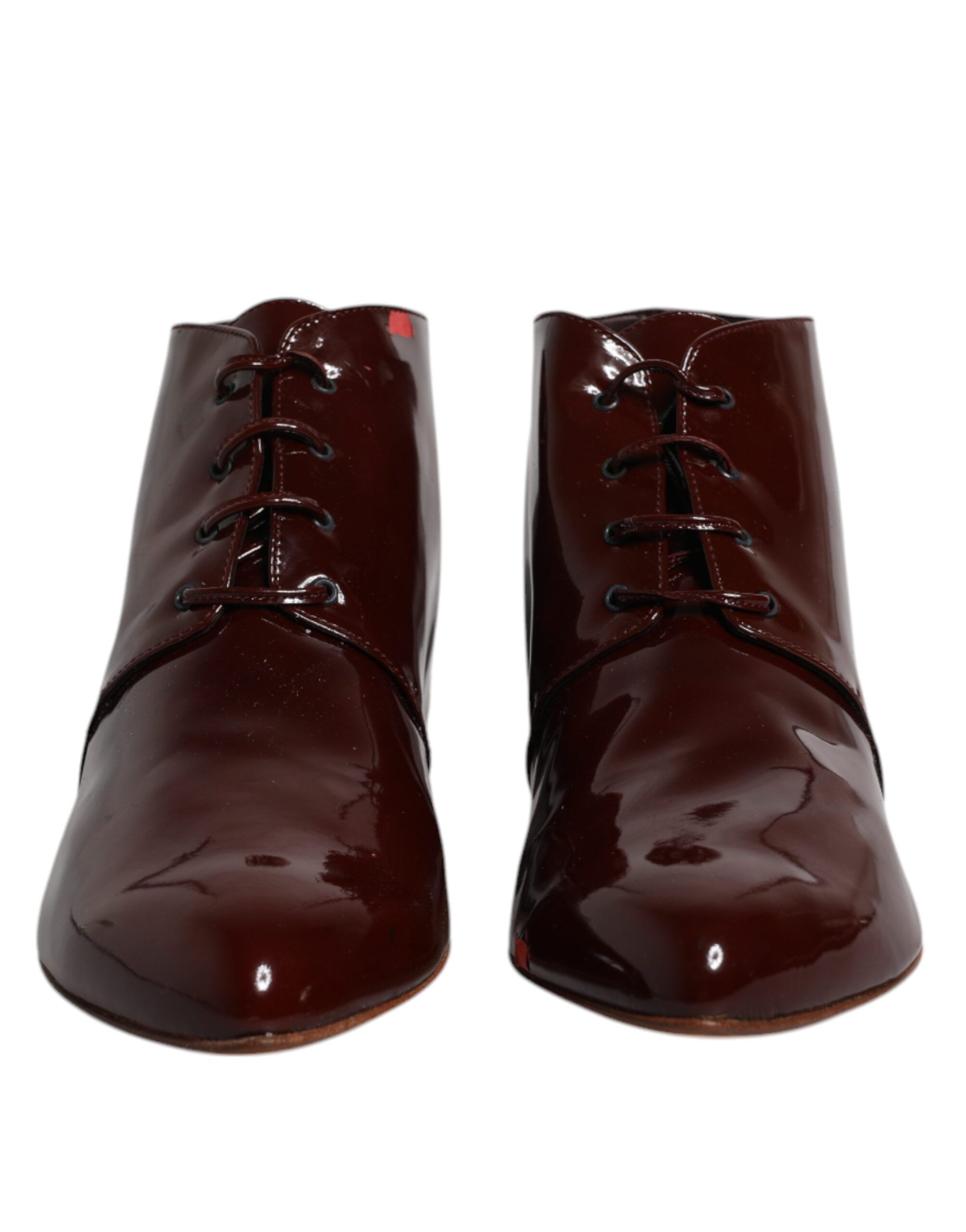 Leather Lace Up Ankle Boots Women's Shoes (Pre-Owned) - Dolce & Gabbana - Modalova