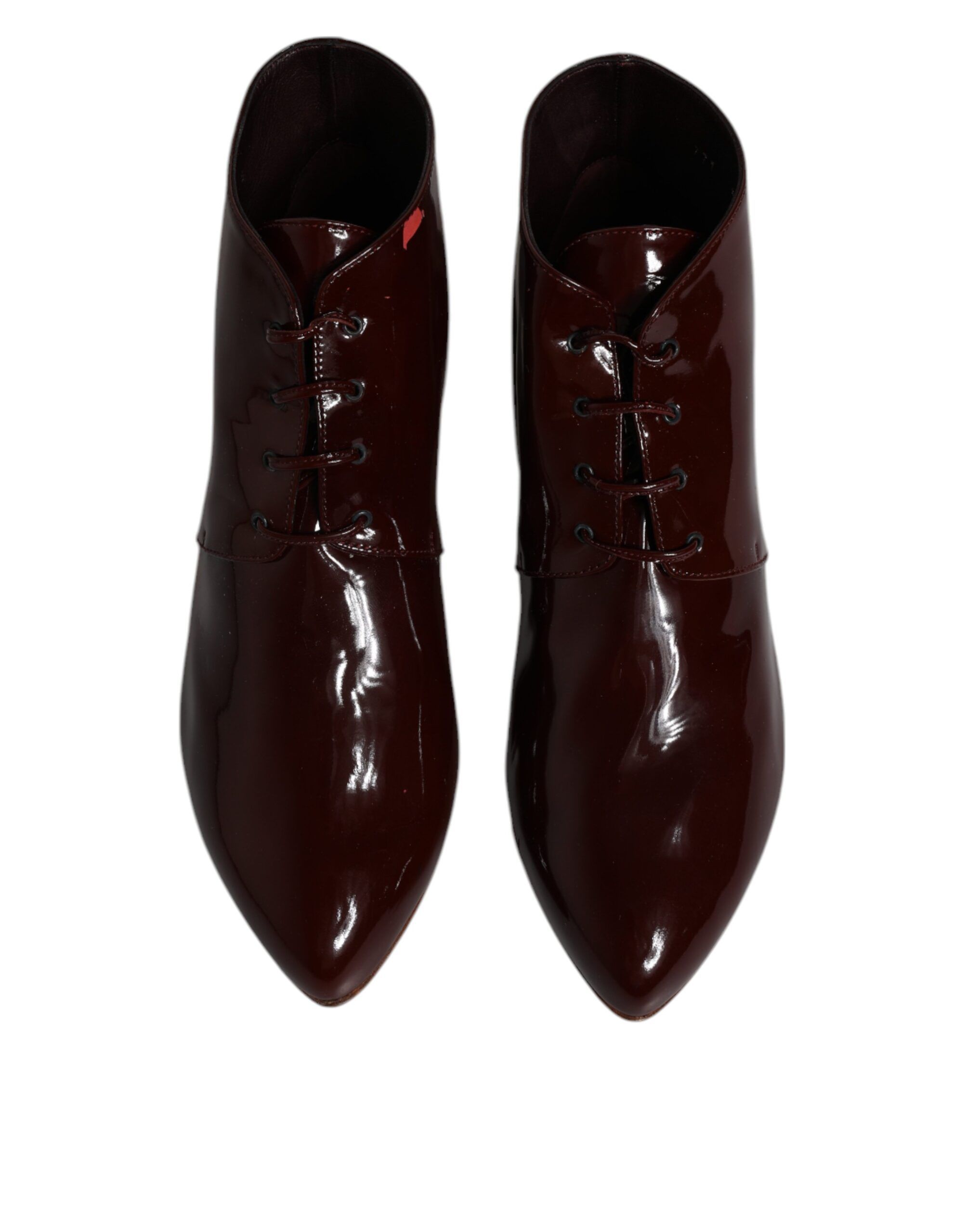 Leather Lace Up Ankle Boots Women's Shoes (Pre-Owned) - Dolce & Gabbana - Modalova