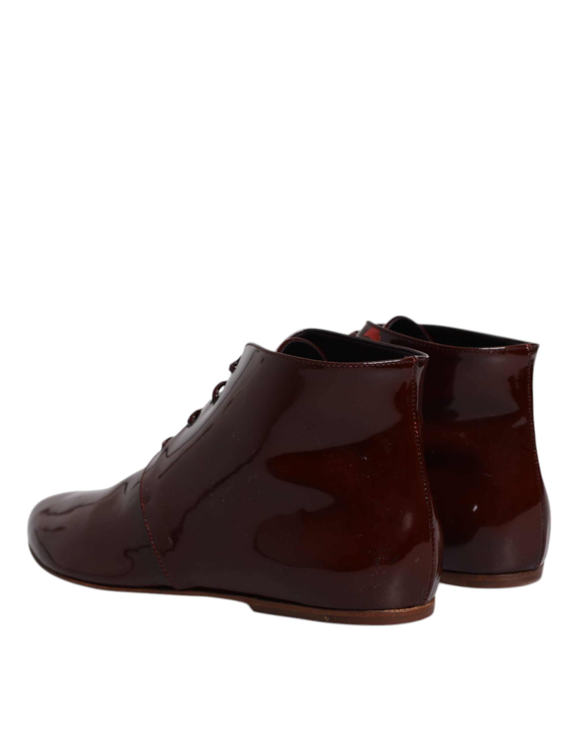 Leather Lace Up Ankle Boots Women's Shoes (Pre-Owned) - Dolce & Gabbana - Modalova