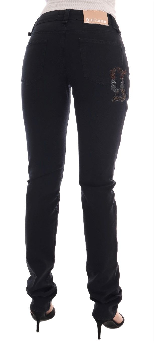 Cotton Denim Stretch Regular Fit Women's Jeans - John Galliano - Modalova