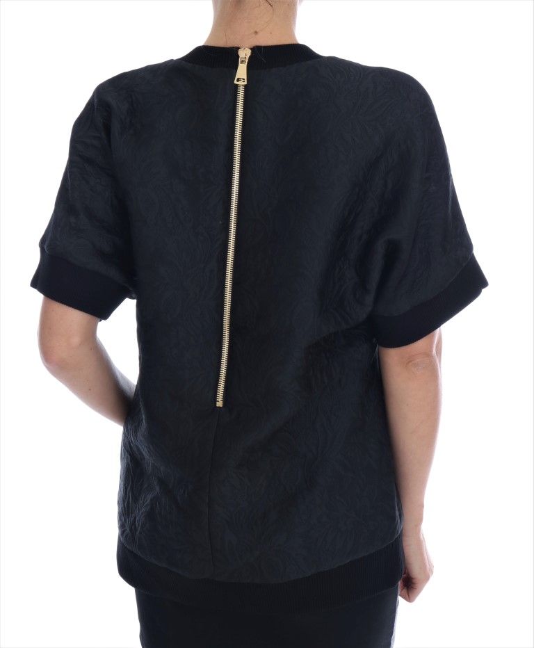 Brocade Cocktail Crystal Women's Sweater - Dolce & Gabbana - Modalova