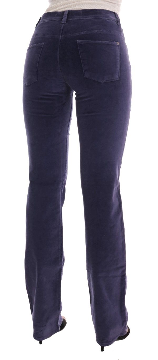 Corduroy Stretch Bootcut Women's Pants - Ermanno Scervino - Modalova